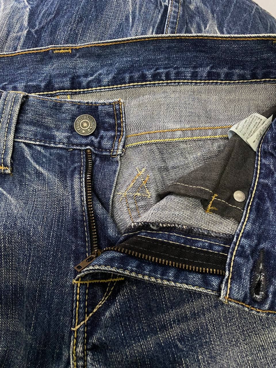 Levi's vintage levis 503 very nice faded design denim Size US 34 / EU 50 - 9 Thumbnail