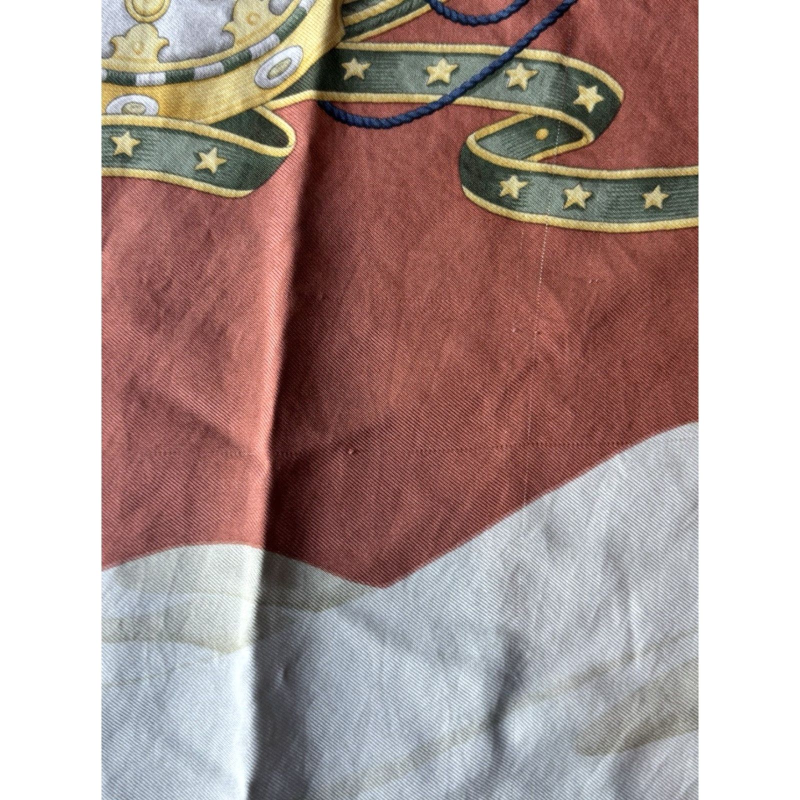 Salvatore Ferragamo VINTAGE Salvatore Ferragamo Silk Scarf 32 Inches Animal Print Logo multi Women Scarf Size ONE SIZE - 4 Thumbnail