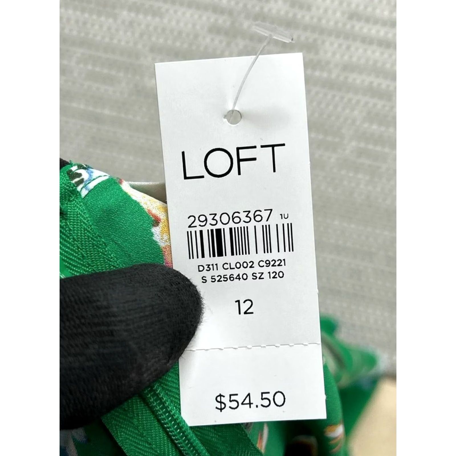Loft Loft Shirt Womens 12 Green Pink Blue Yellow Floral Blouse New Size XL / US 12-14 / IT 48-50 - 5 Thumbnail