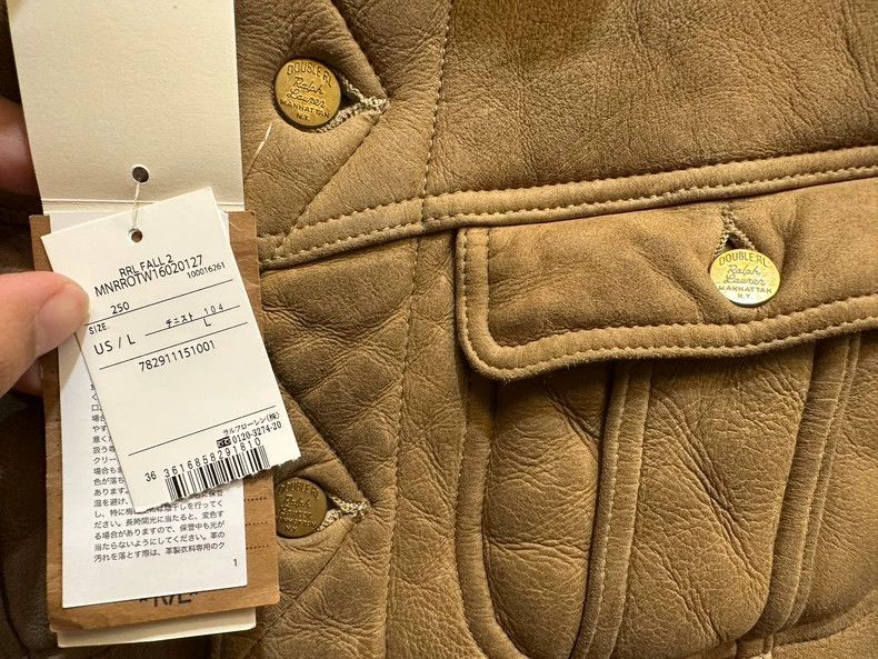 RRL Ralph Lauren RRL Ralph Lauren TYPE3 Storm Knight Jacket Sheepskin and F Size US S / EU 44-46 / 1 - 7 Thumbnail