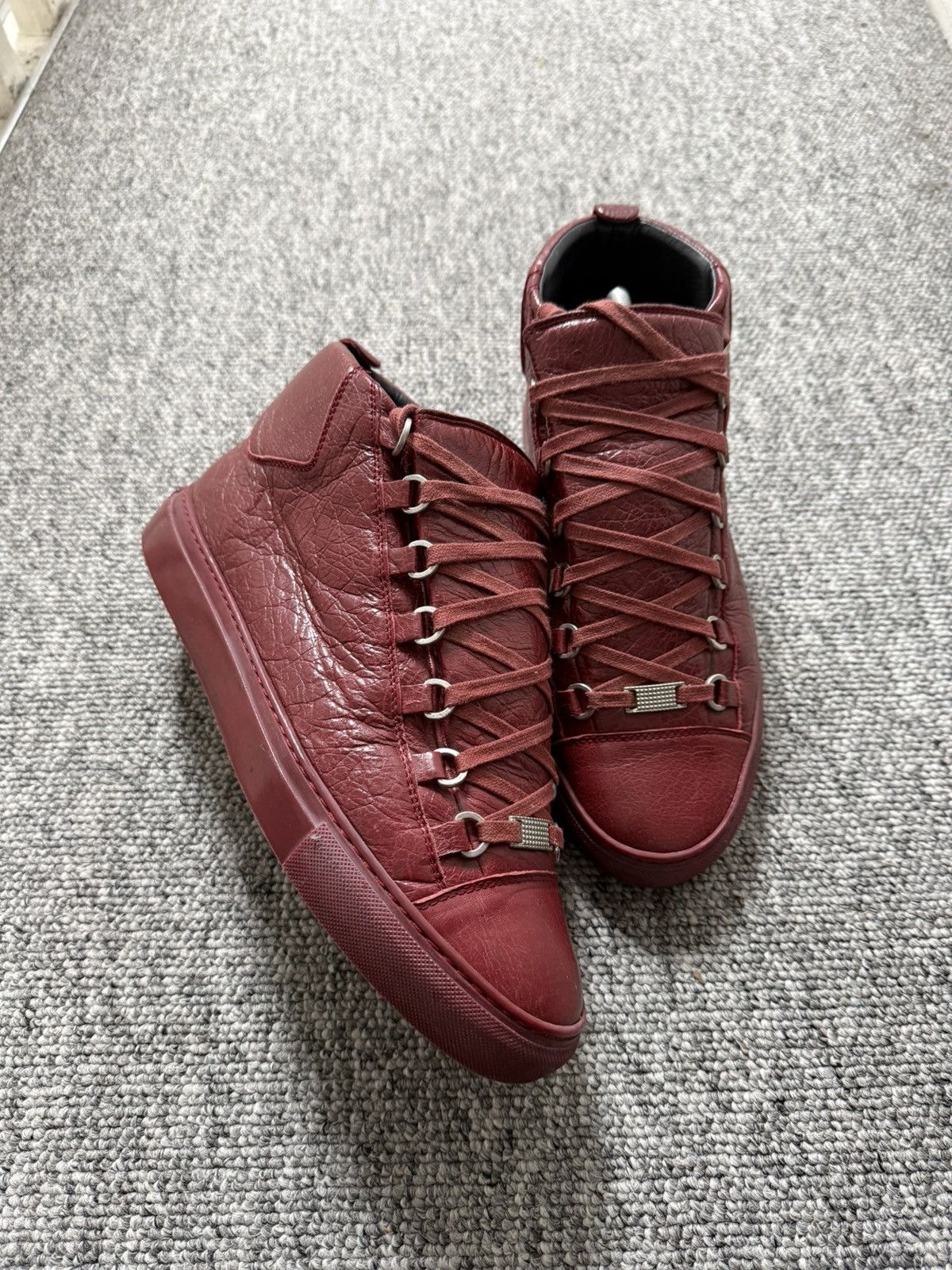 Balenciaga Arena High Top Red