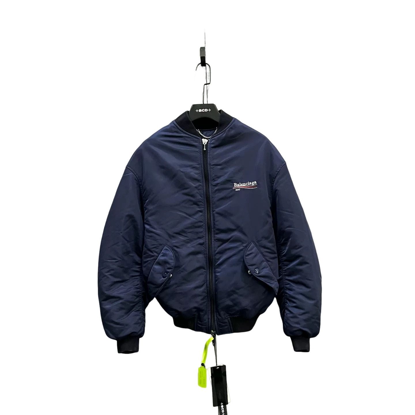Balenciaga Balenciaga Wave Logo Bomber Jacket 46 Size US S / EU 44-46 / 1 - 1 Thumbnail