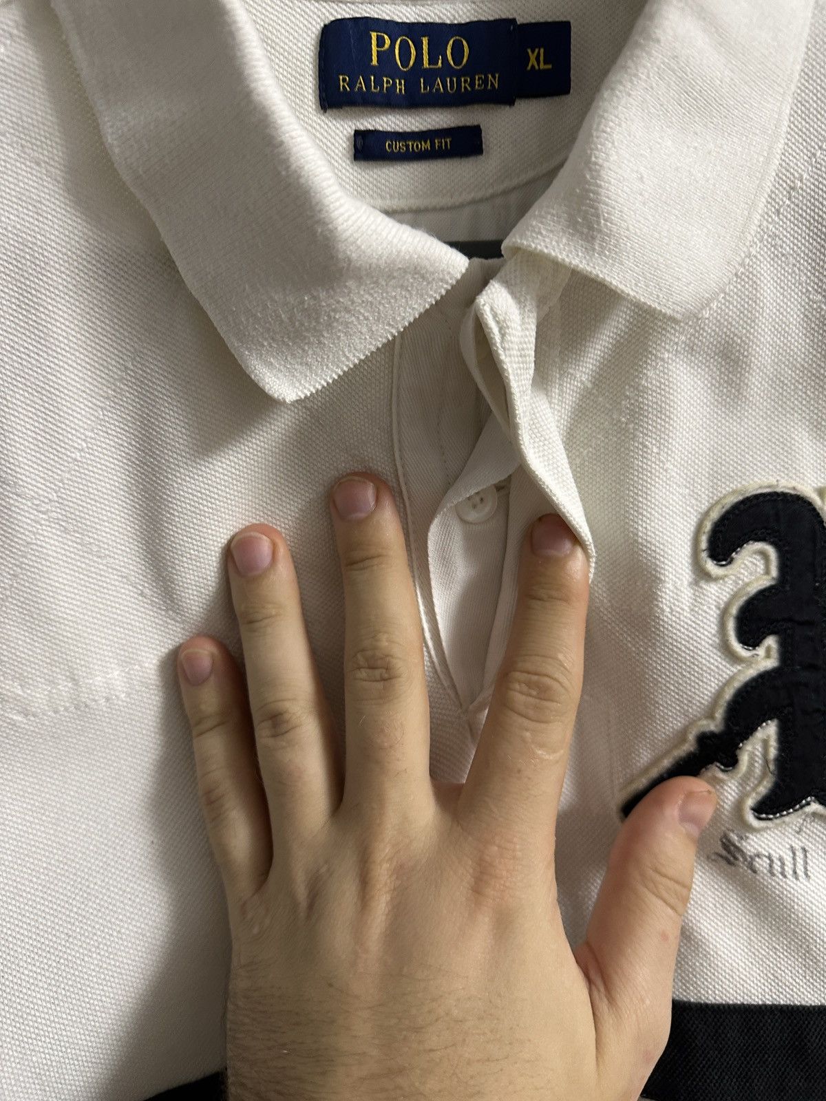 Polo Ralph Lauren Rare Polo Ralph Lauren Big Logo Seul Captain 17 Size US XL / EU 56 / 4 - 3 Thumbnail