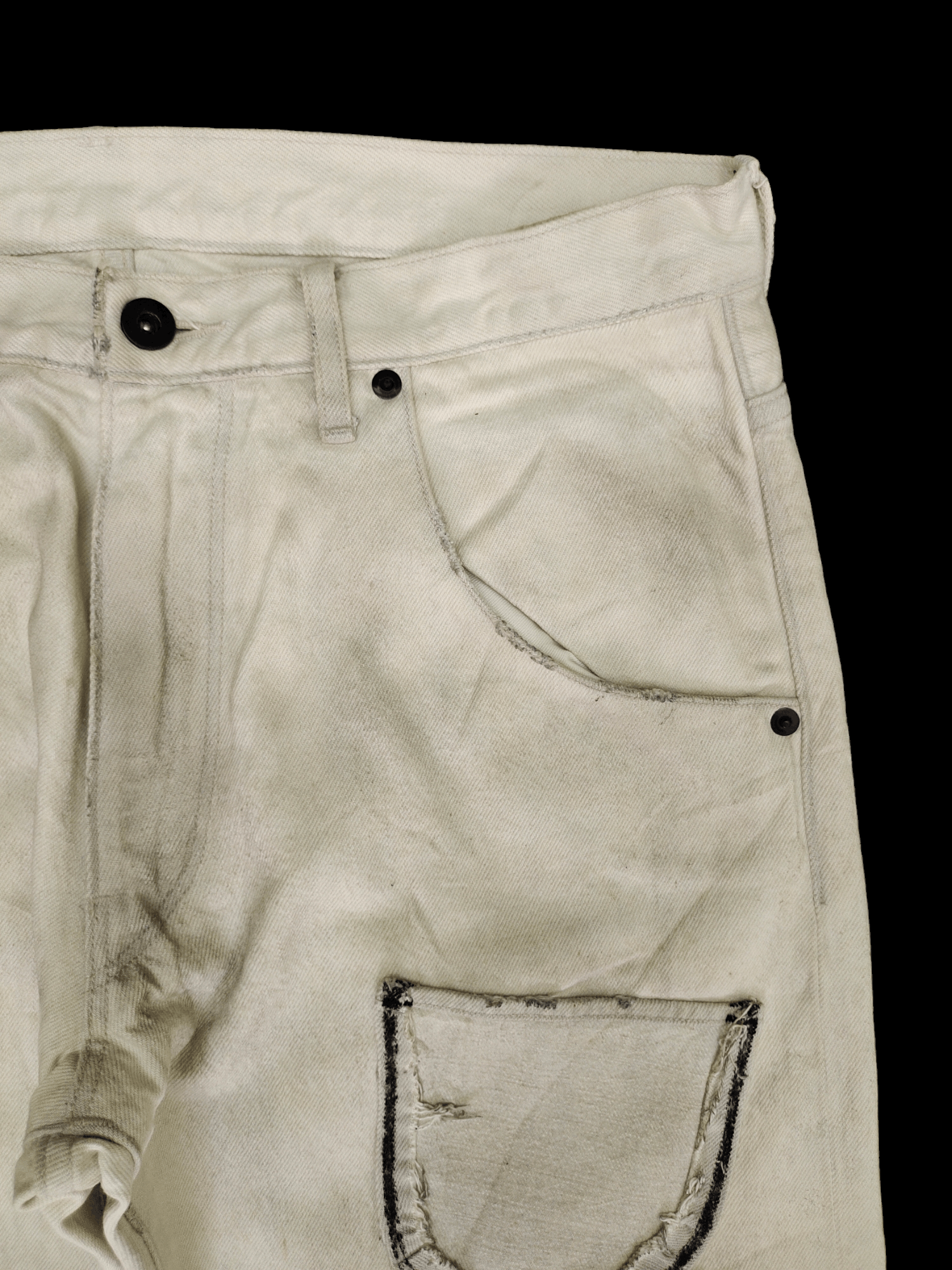 If Six Was Nine Seditionaries Jeans Rna Dirty Wash Punk Gothic Streetwear Size US 31 - 3 Thumbnail