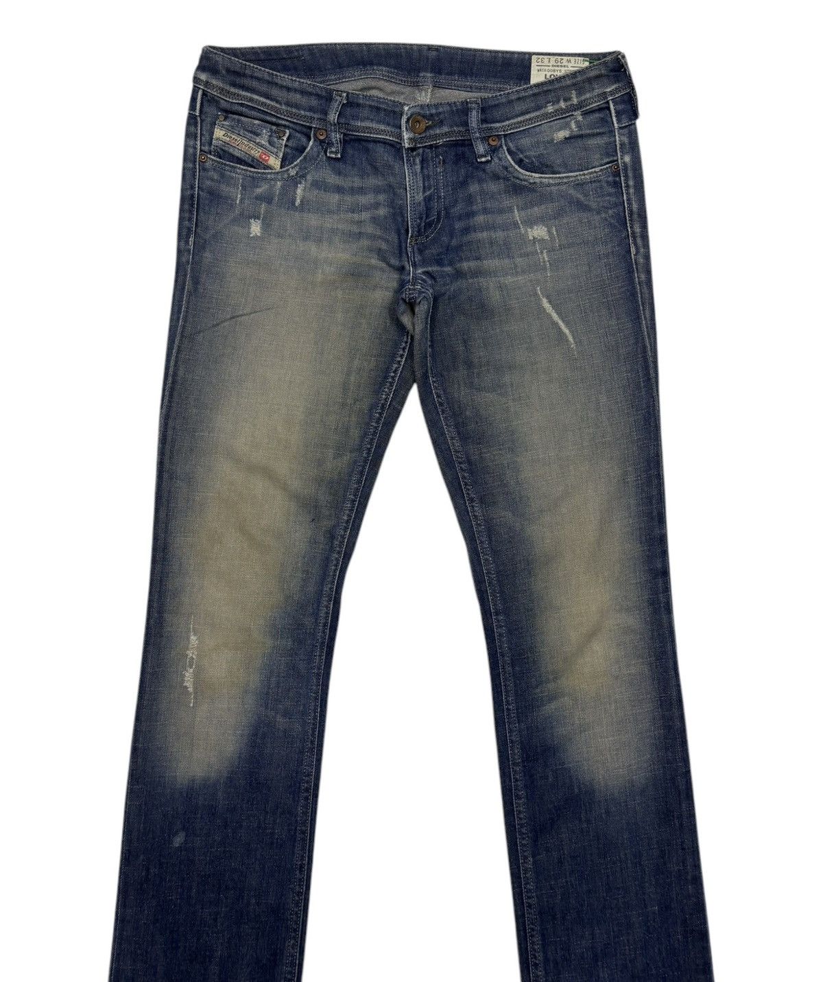 Diesel × Japanese Brand Vintage Diesel Slim Straight Denim Jeans Size US 31 - 5 Thumbnail
