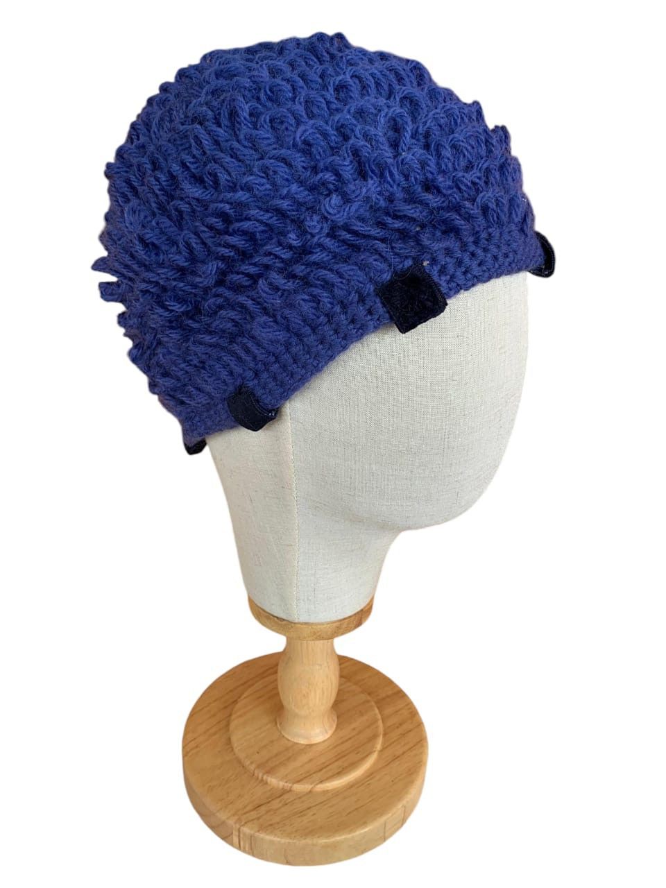 Japanese Brand Punk bondage Style Mohair Beanie Hat Size ONE SIZE - 2 Thumbnail
