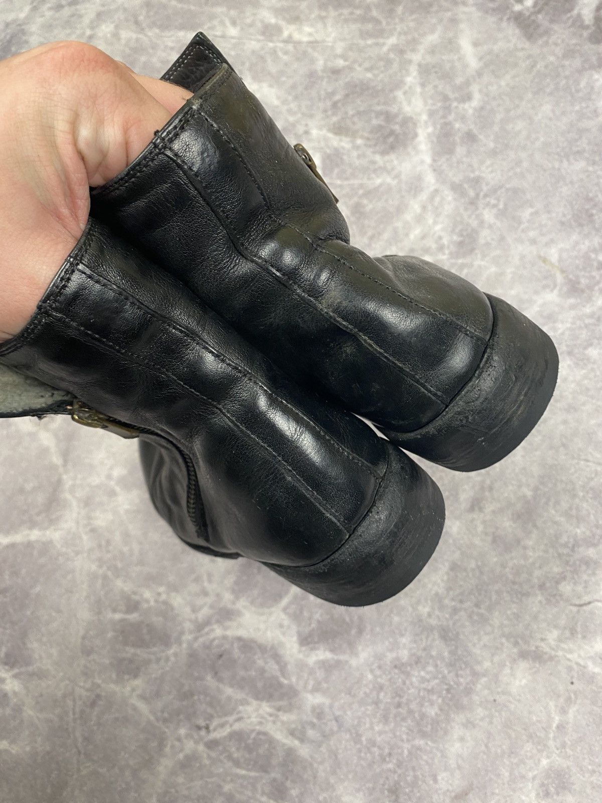 Officine Creative Officine Creative Avantgarde Black Insulated Leather Boots Size US 7 / IT 37 - 7 Thumbnail