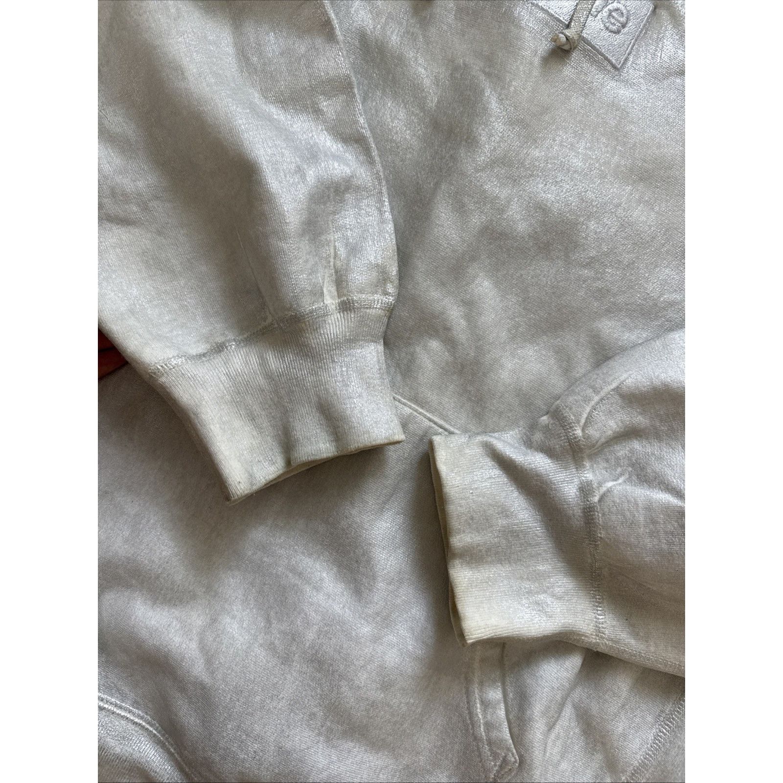 Supreme Supreme MM6 Maison Margiela Foil Box Logo Hooded Sweatshirt Size US XL / EU 56 / 4 - 9 Thumbnail