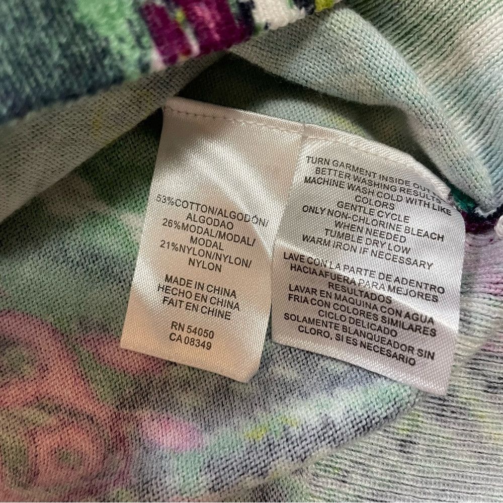 Jones New York Jones New York Signature Cotton Cardigan Size PM Size M / US 6-8 / IT 42-44 - 8 Thumbnail