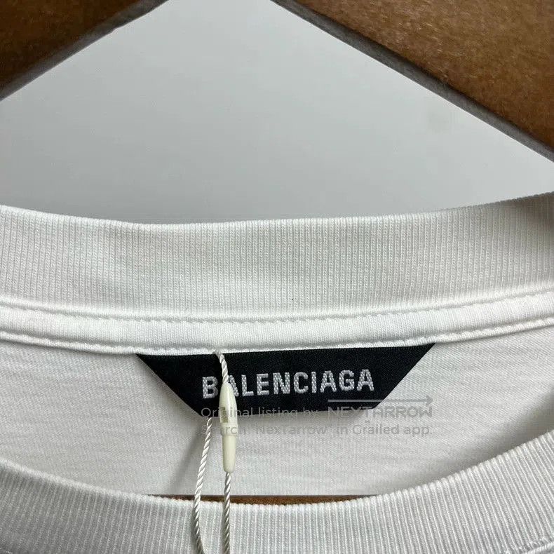 Balenciaga Balenciaga Embroidered Logo Short Sleeve. Size US L / EU 52-54 / 3 - 3 Thumbnail