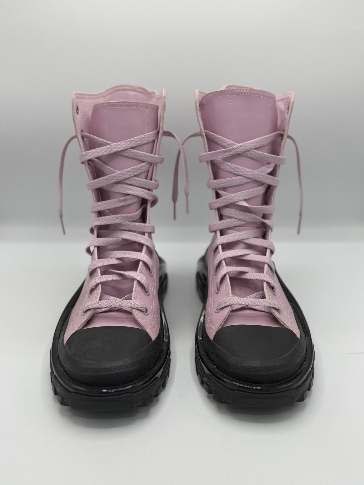Adidas × Raf Simons Raf Simons x Detroit Runner High 'Pink Black' Size US 8 / IT 38 - 2 Thumbnail
