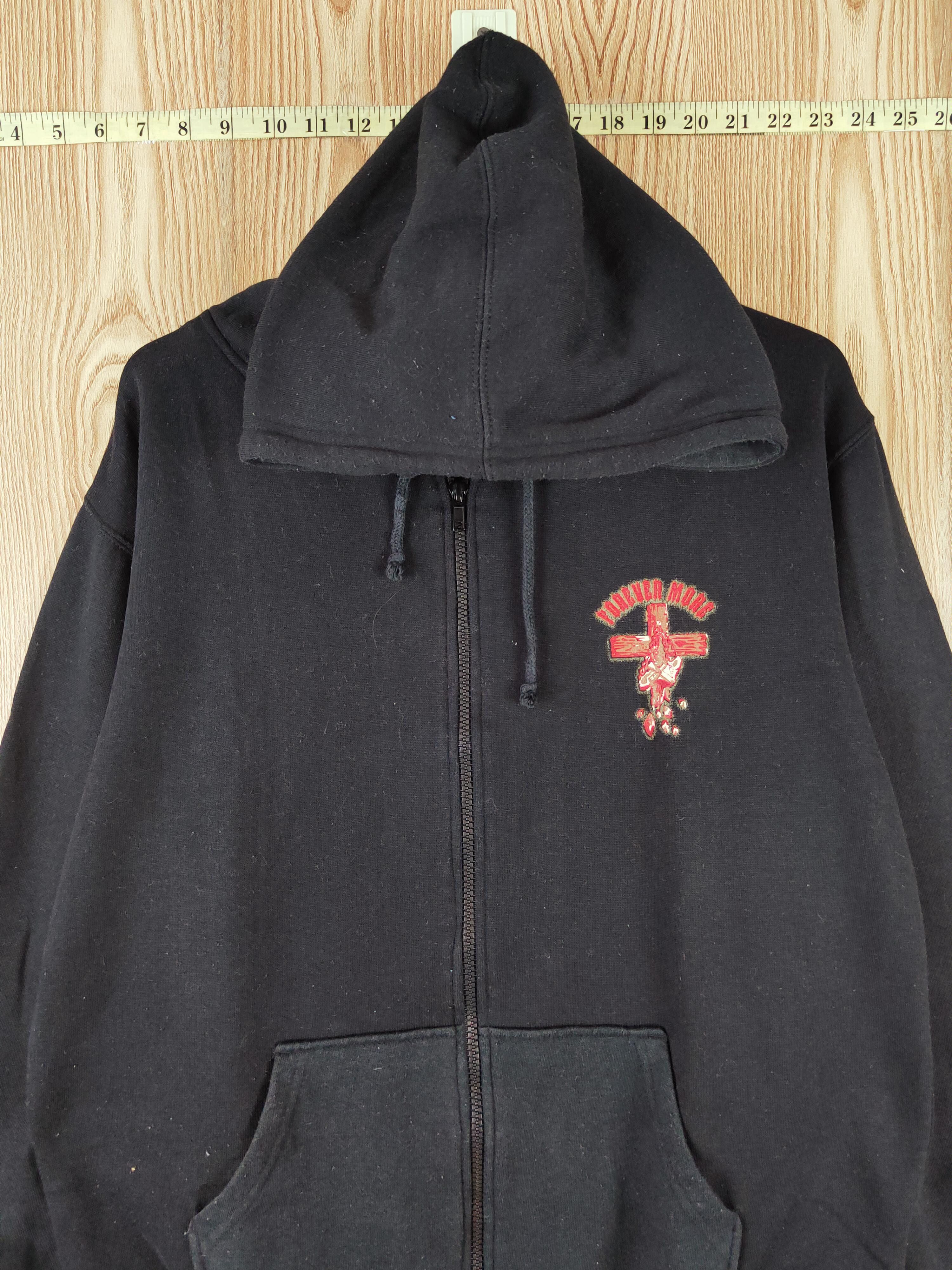 Japanese Brand × Vintage Vintage 💥 RZ Black Hoodie Sweaters Size US M / EU 48-50 / 2 - 2 Thumbnail