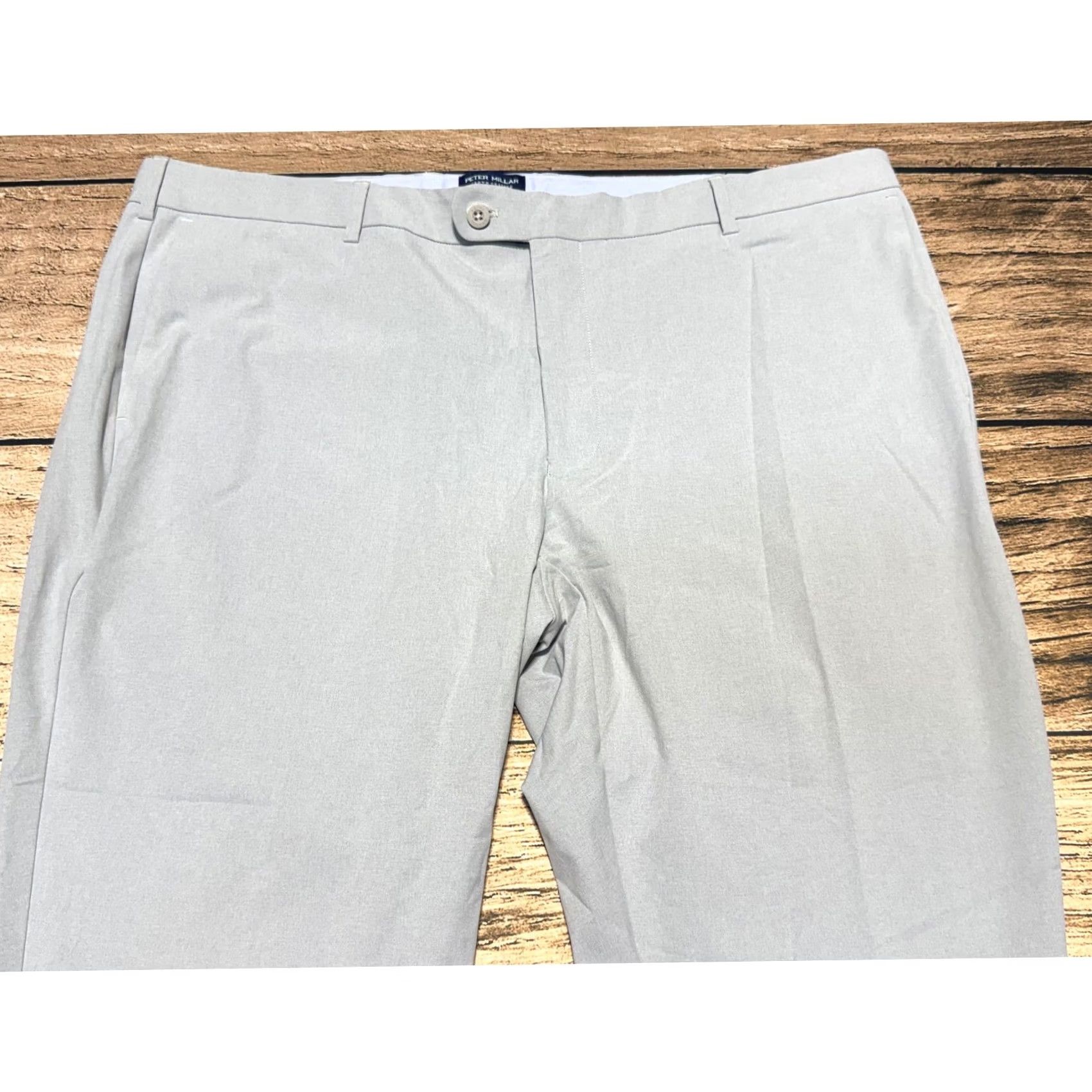 Peter Millar Peter Millar Crown Crafted Trousers Mens 42/30 Gray Performance Golf Pants Size US 42 / EU 58 - 2 Thumbnail