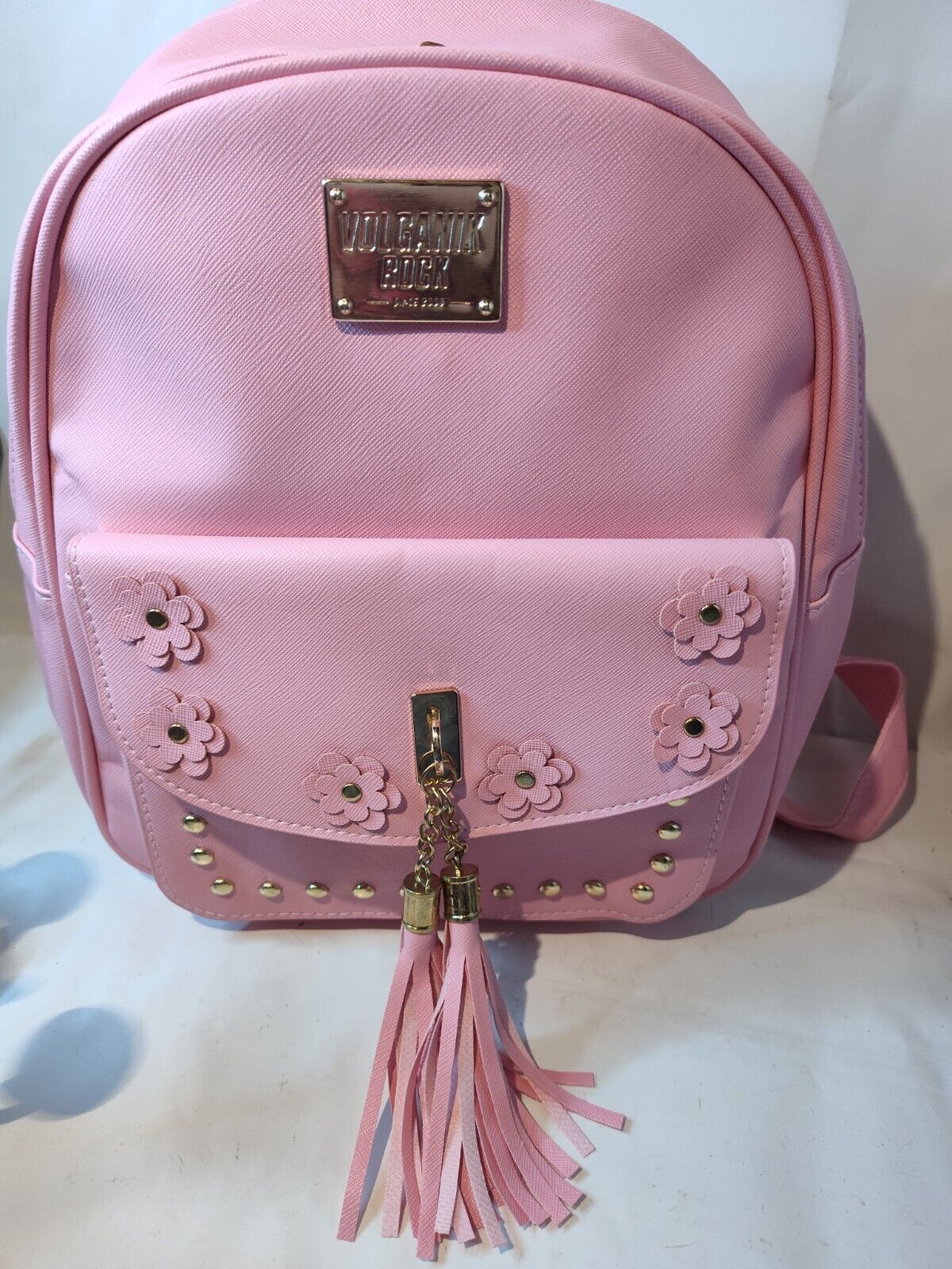 Alice Cute Tassel Mini Backpack Leather kawaii Shoulde
