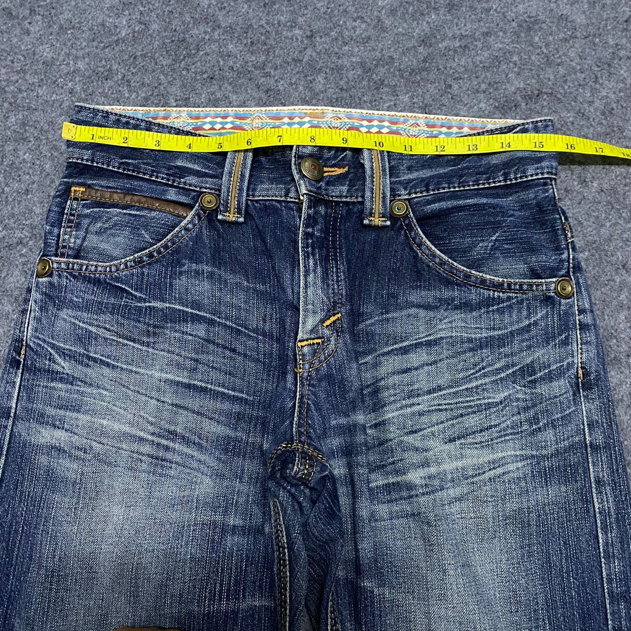 If Six Was Nine Vintage Edwin Exclusive Vintage Distressed Denim Jeans Size US 31 - 3 Thumbnail