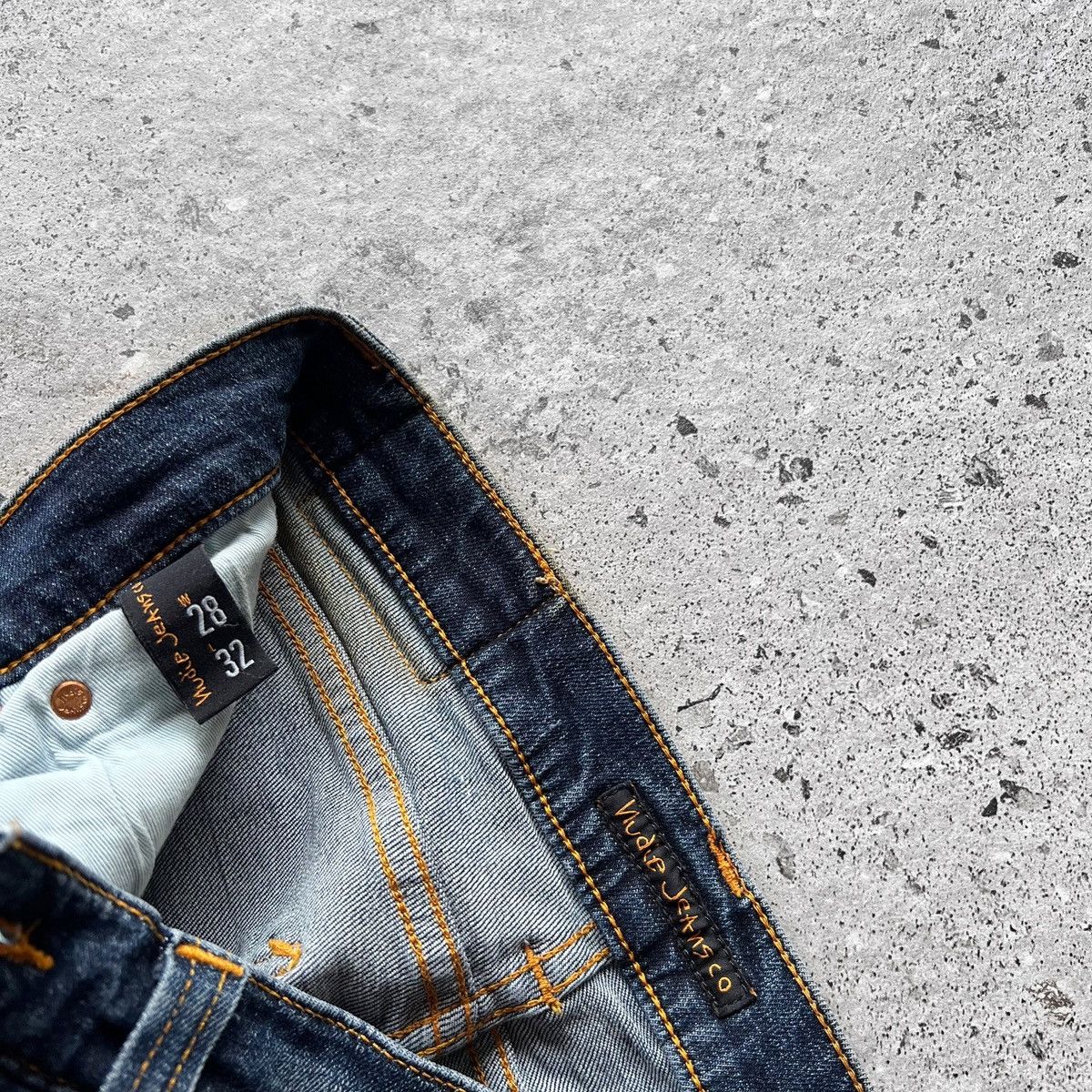 Designer × Nudie Jeans Nudie Womens Blue Organic Cotton Skinny Jeans Streetwear Size 27" / US 4 / IT 40 - 9 Thumbnail