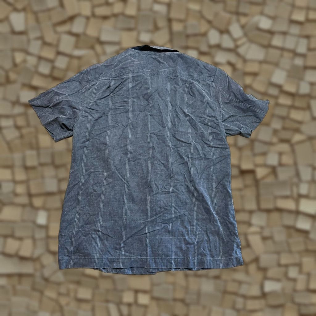 Tommy Bahama Tommy Bahama Shirt Men's Medium Blue White Floral Embroidered Logo Button-Up Short Sleeve Casual Size US M / EU 48-50 / 2 - 1 Thumbnail