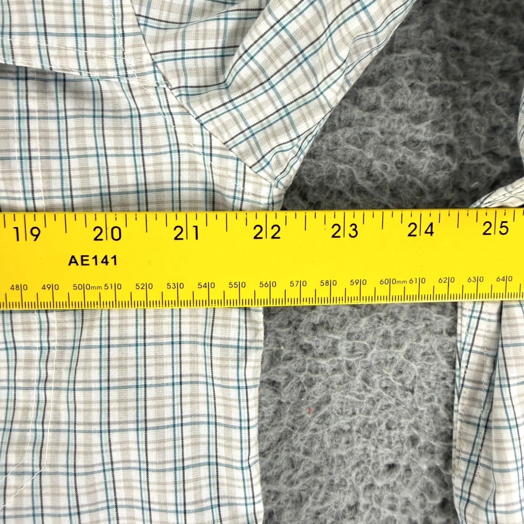 Patagonia Patagonia Shirt Men Medium Blue Tan Long Sleeve Plaid Button-Down Organic Cotton Size US M / EU 48-50 / 2 - 5 Thumbnail