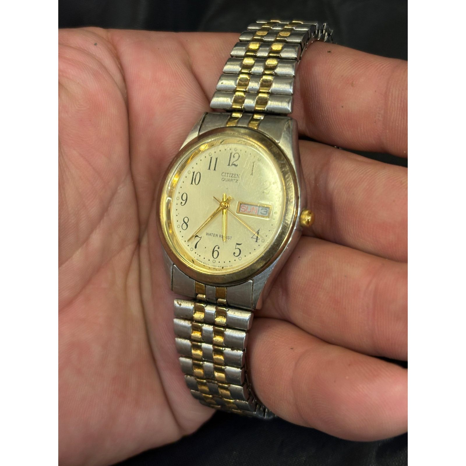 Citizen Vintage Citizen 1100-S63910 2-Tone Men’s Watch! New Battery! Size ONE SIZE - 3 Thumbnail
