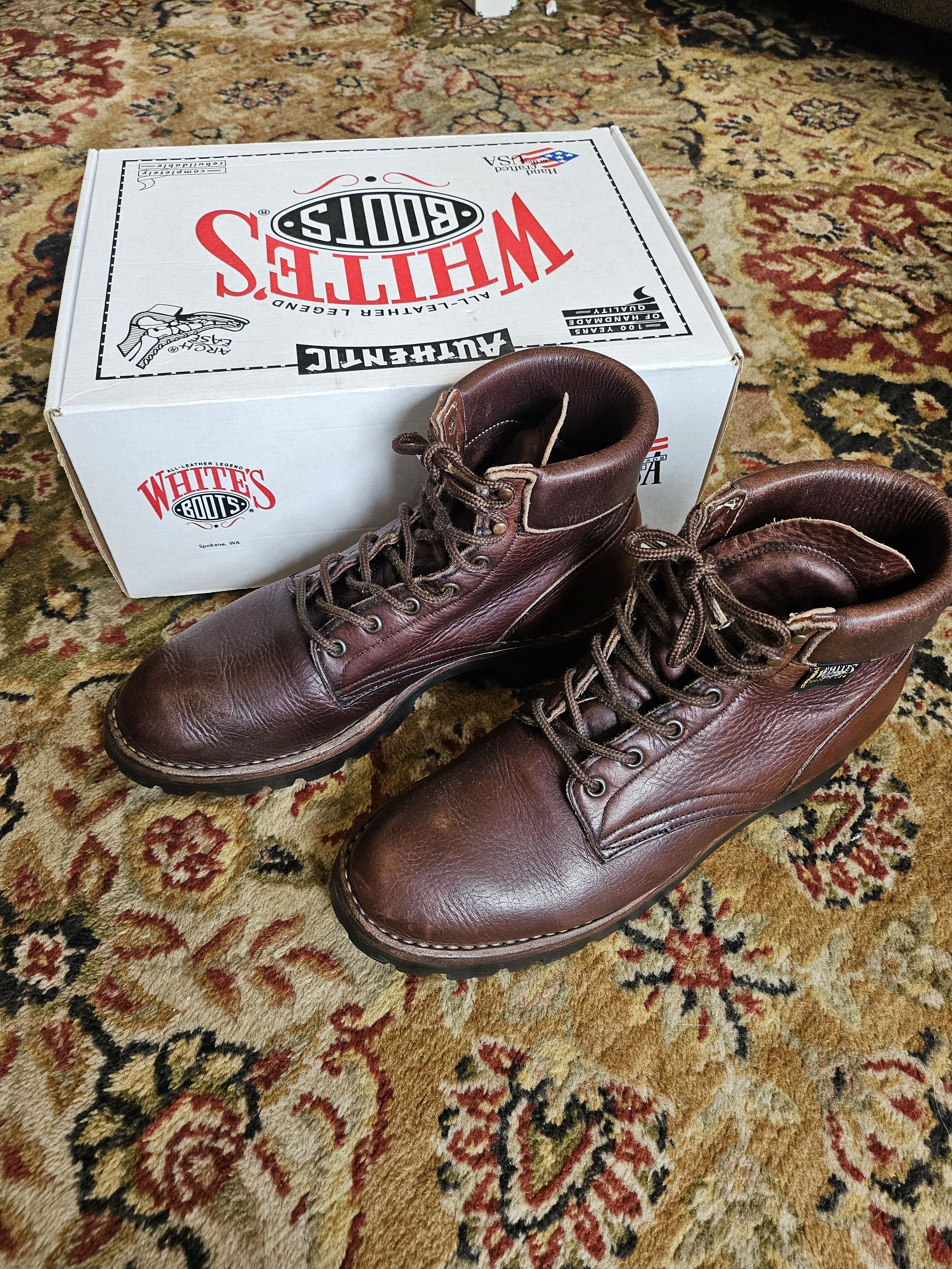 White's Boots Whites Centennial Hiker 353CH-V Brown Voyager 10B 9.5 Size US 10 / EU 43 - 3 Thumbnail