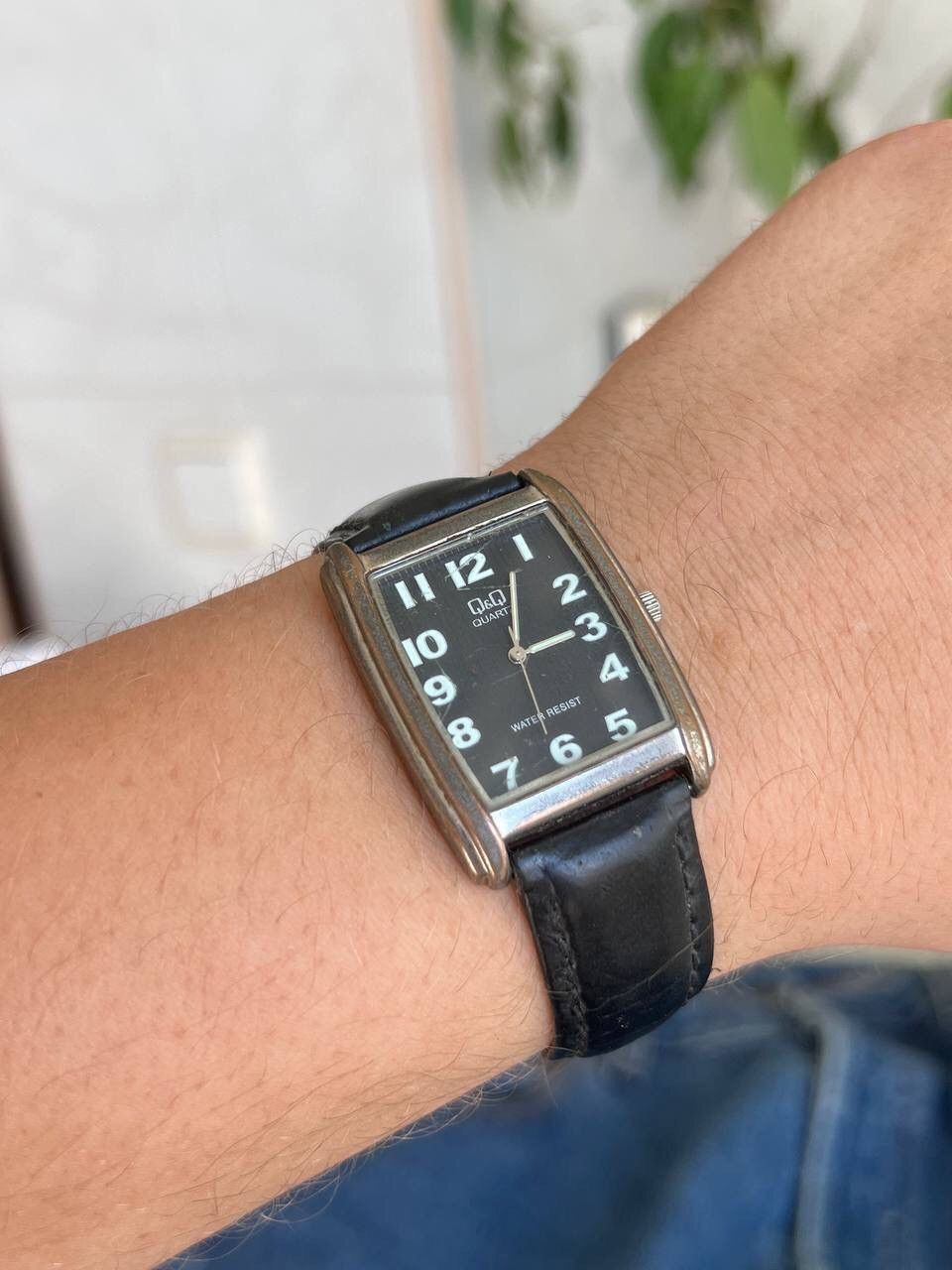 Japanese Brand × Vintage Vintage Japanese style futuristic Watch Q&Q y2k tank watch Size ONE SIZE - 1 Thumbnail