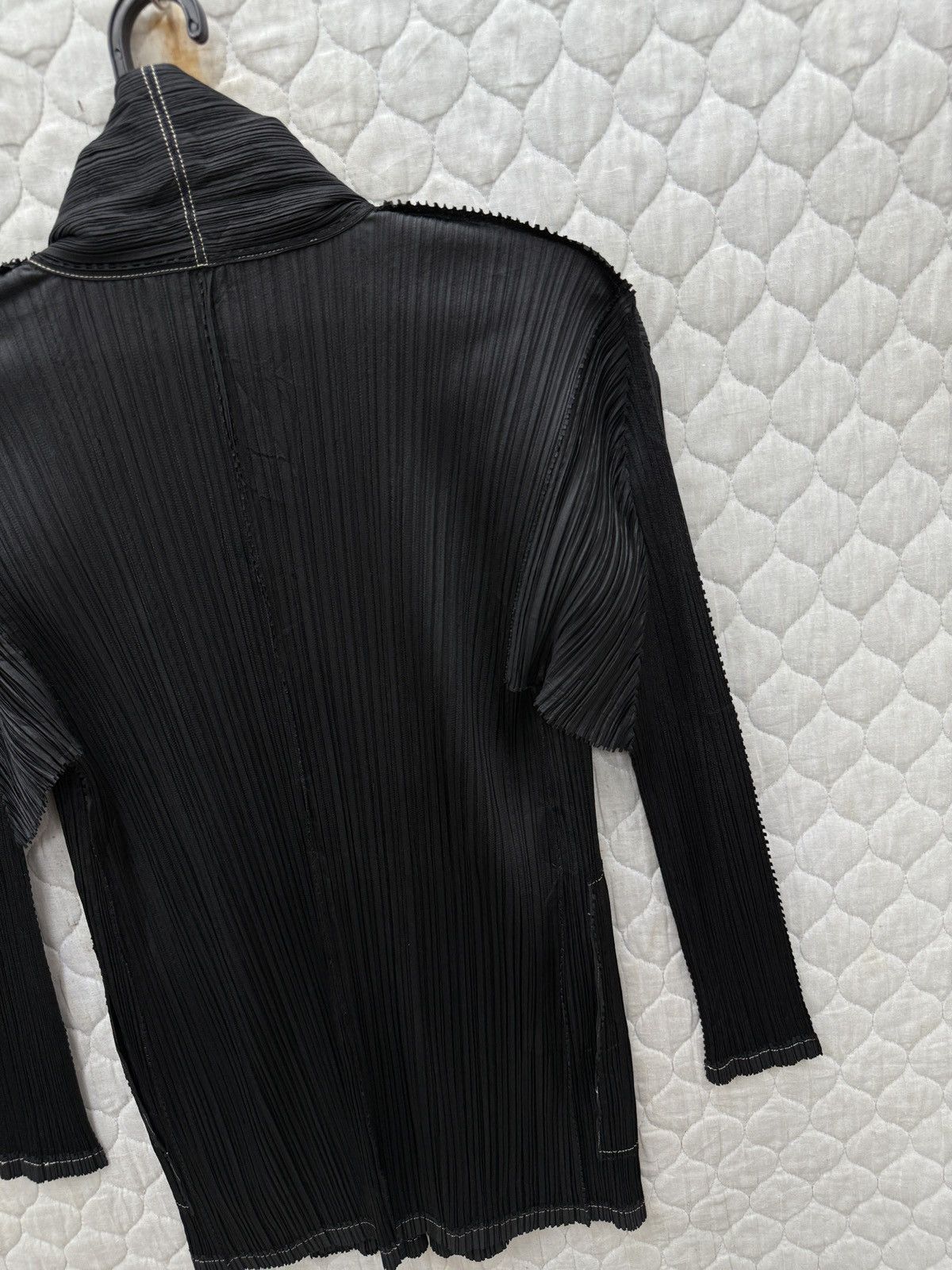 Pleats Please Issey Miyake 🔥🔥🔥ARCHIVE PLEATS PLEASE SHAWL COLAR CARDIGAN Size M / US 6-8 / IT 42-44 - 12 Thumbnail