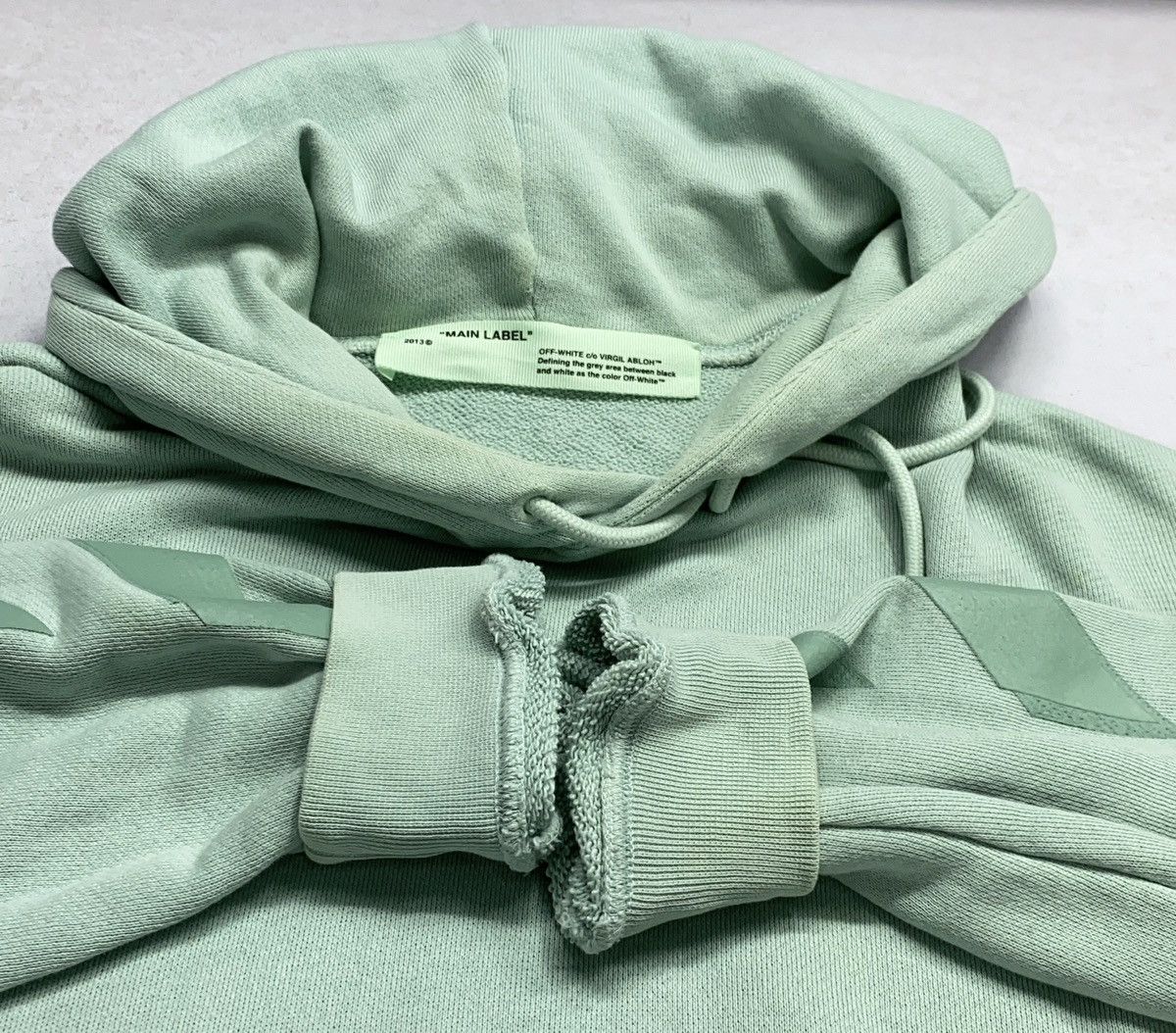 Off-White OFF-WHITE DIAG CARRYOVER LONG HOODIE Size US M / EU 48-50 / 2 - 5 Thumbnail