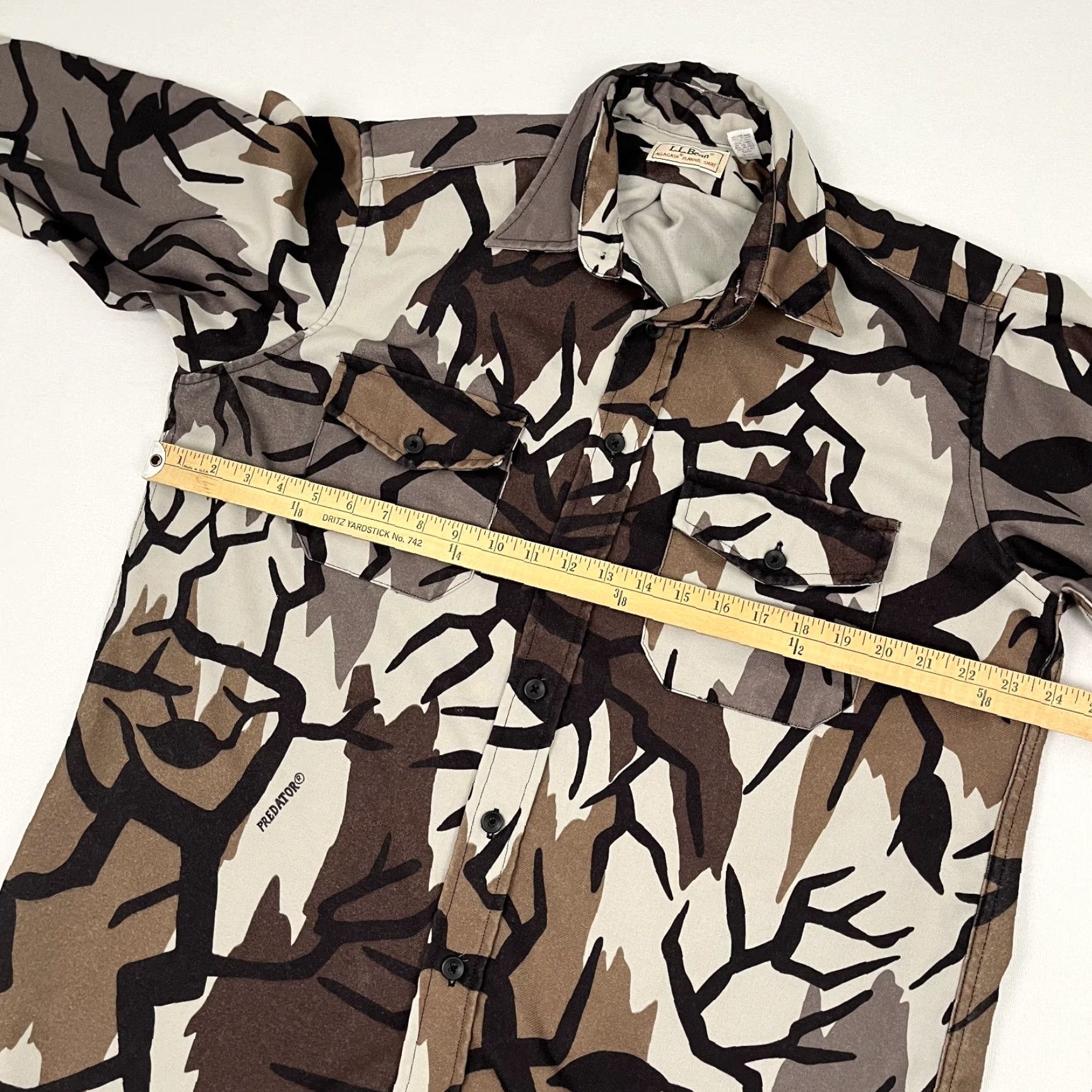 Vintage VINTAGE LL Bean Allagash Flannel Shirt Mens L Predator Camouflage Hunt Button Up USA Size US L / EU 52-54 / 3 - 5 Thumbnail