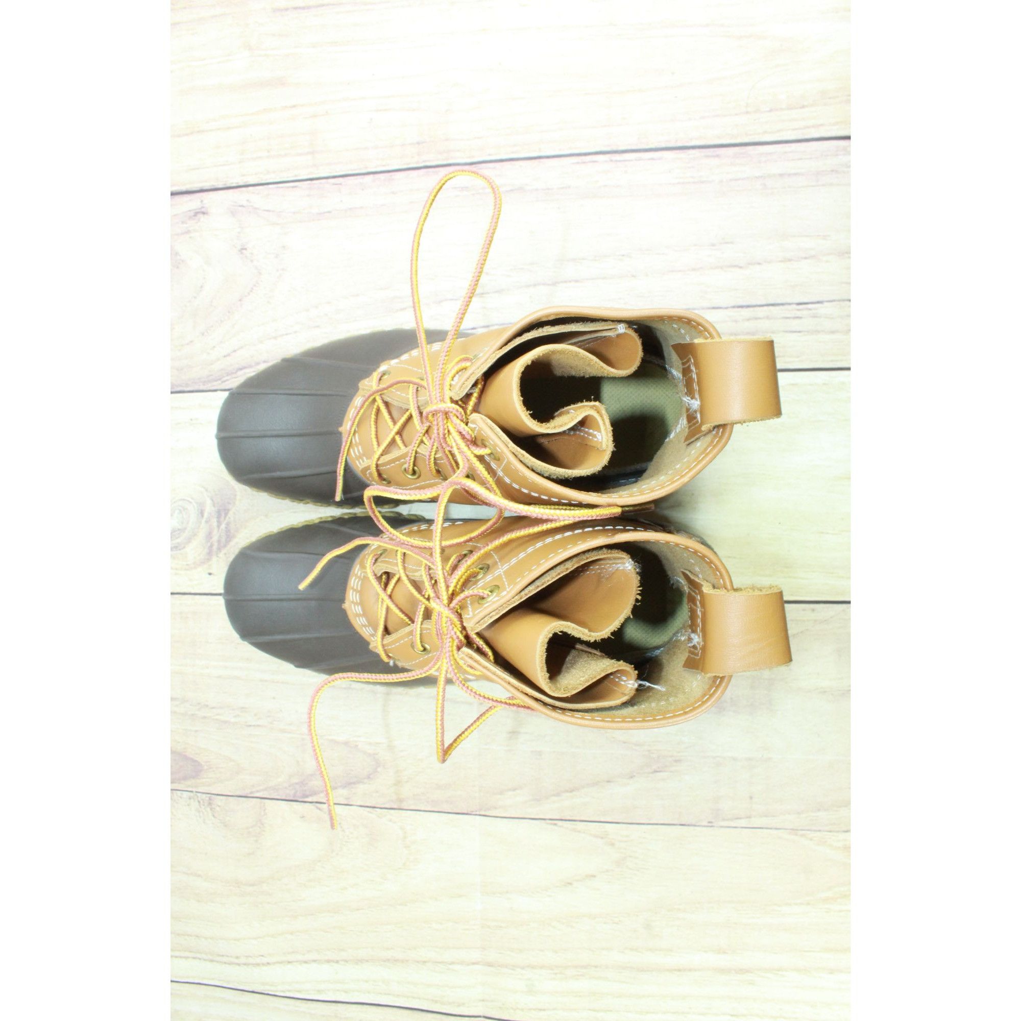 L.L. Bean × Leather LL Bean Women's Leather 8" Insulated Ankle Duck Boots 9 M Size US 9 / IT 39 - 7 Thumbnail