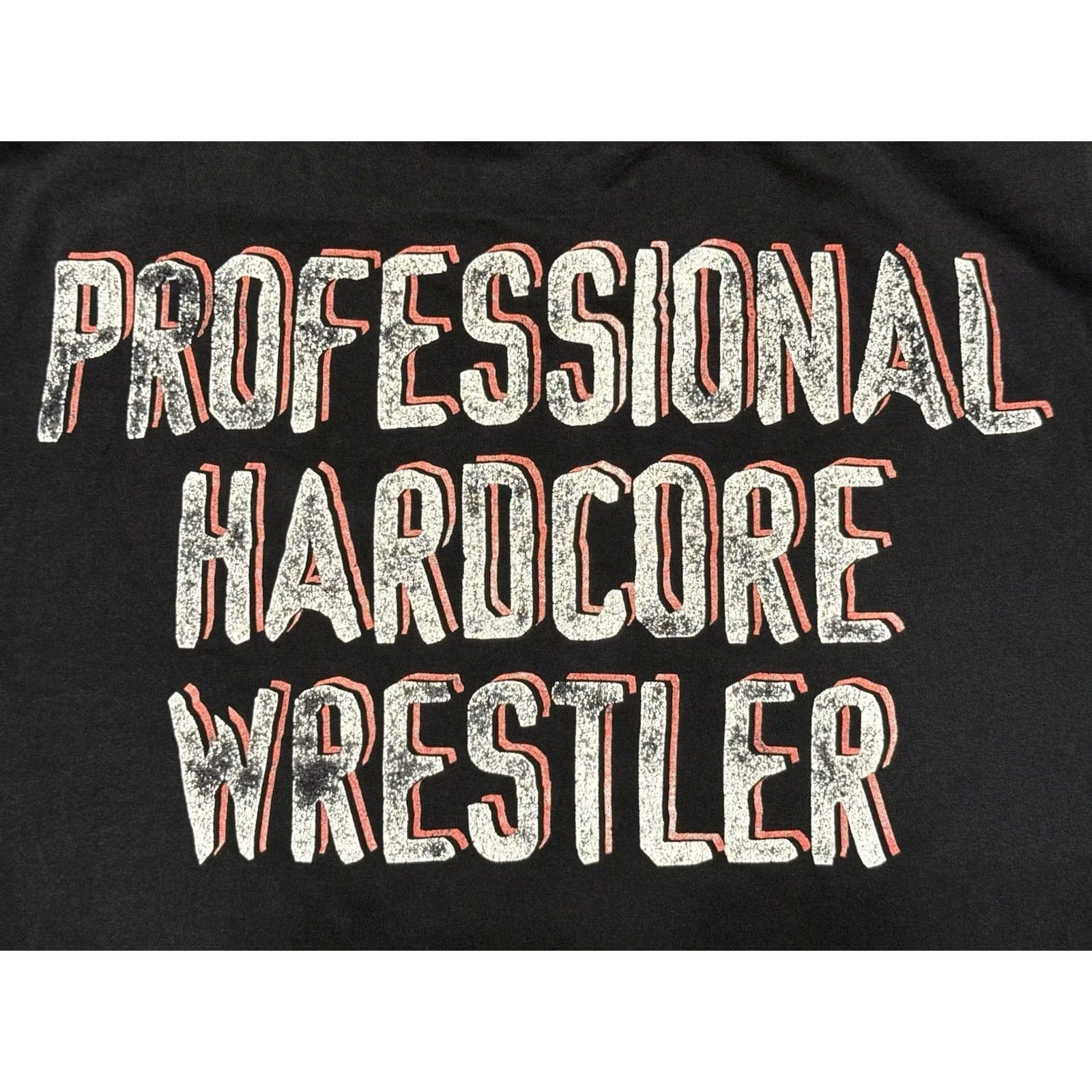 Vintage VINTAGE WWF THE ROCK Shirt Large Mens 90s Rock Wrestling Crew Neck Black Short Sleeve Cotton Graphic Print Size US L / EU 52-54 / 3 - 4 Thumbnail