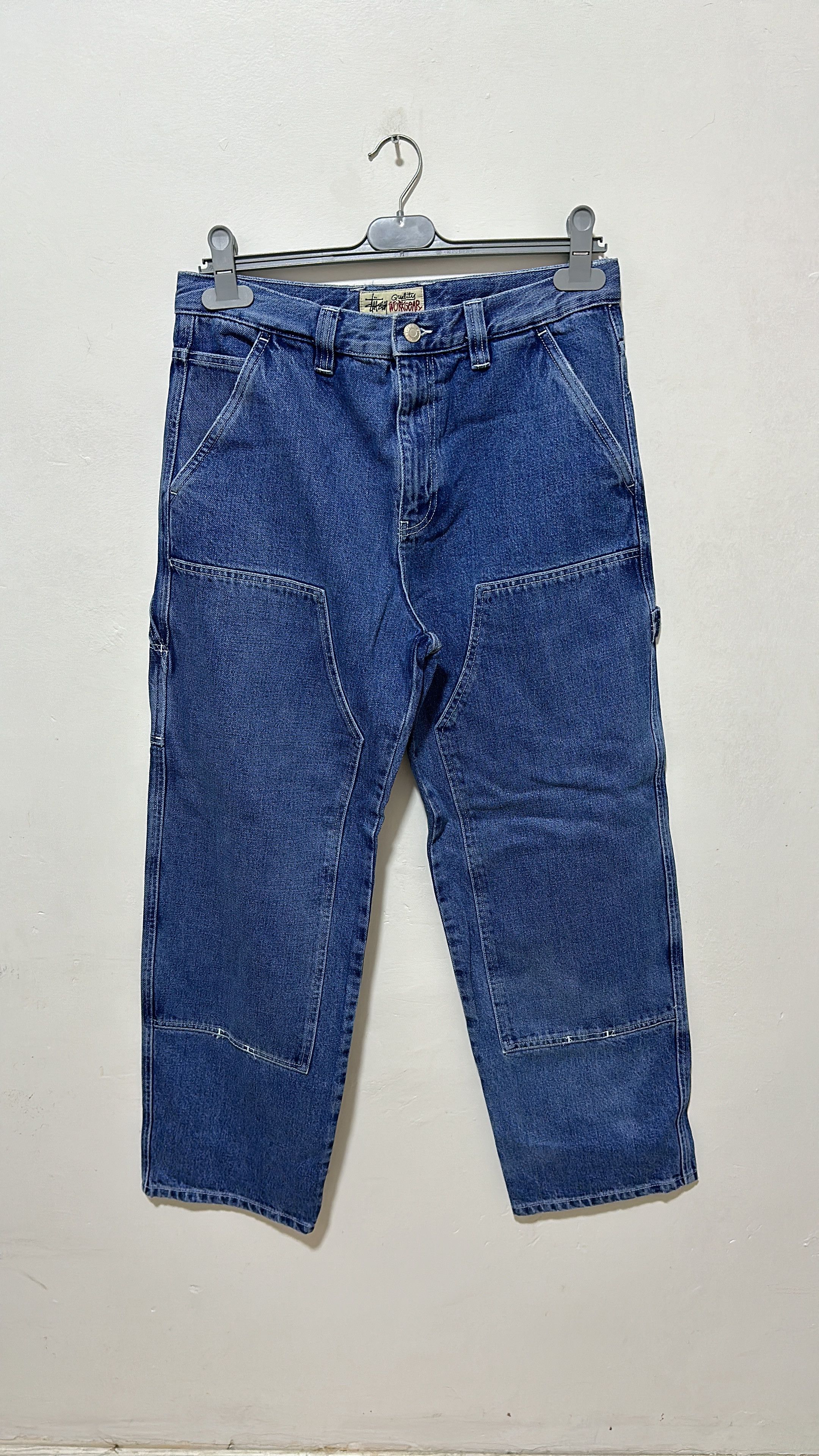 Stussy Stussy Double Knee Work Pant Blue Size 30 Size US 30 / EU 46 - 2 Thumbnail