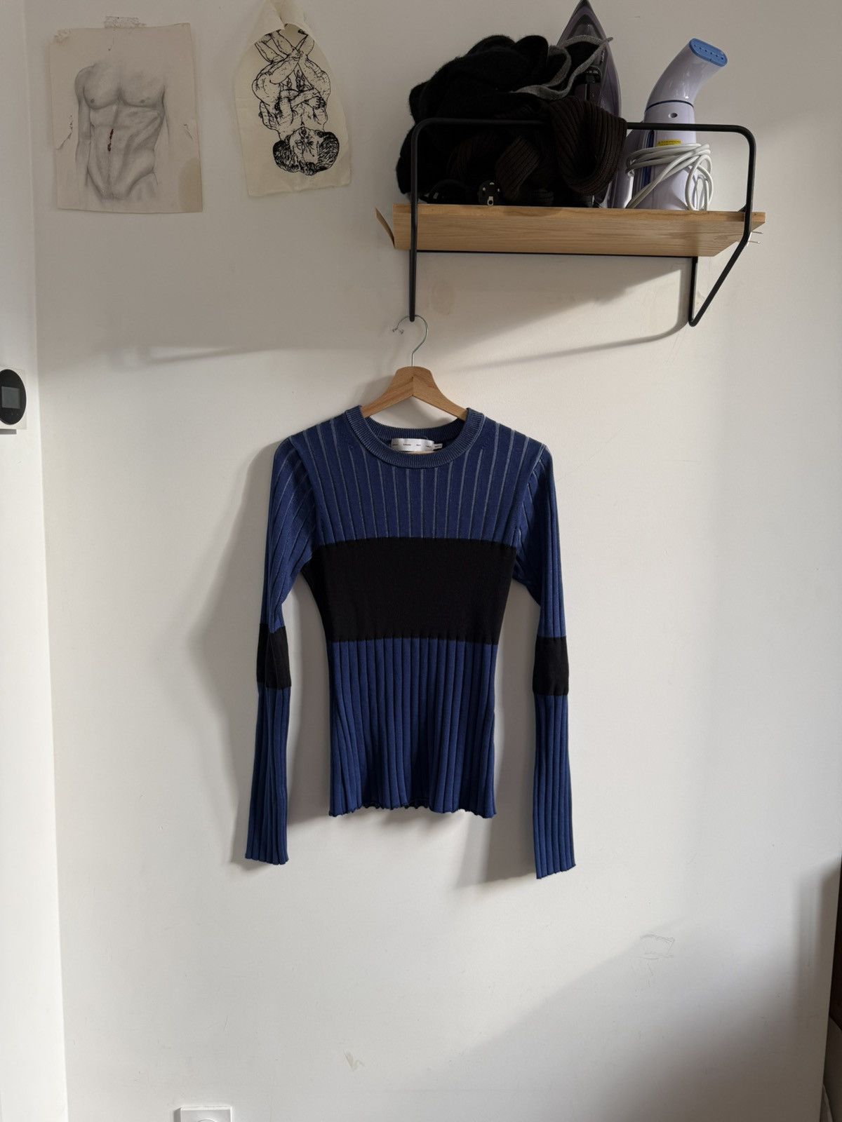 Proenza Schouler White Label Proenza Schouler Cotton/Silk Ribbed Top Size S / US 4 / IT 40 - 4 Thumbnail