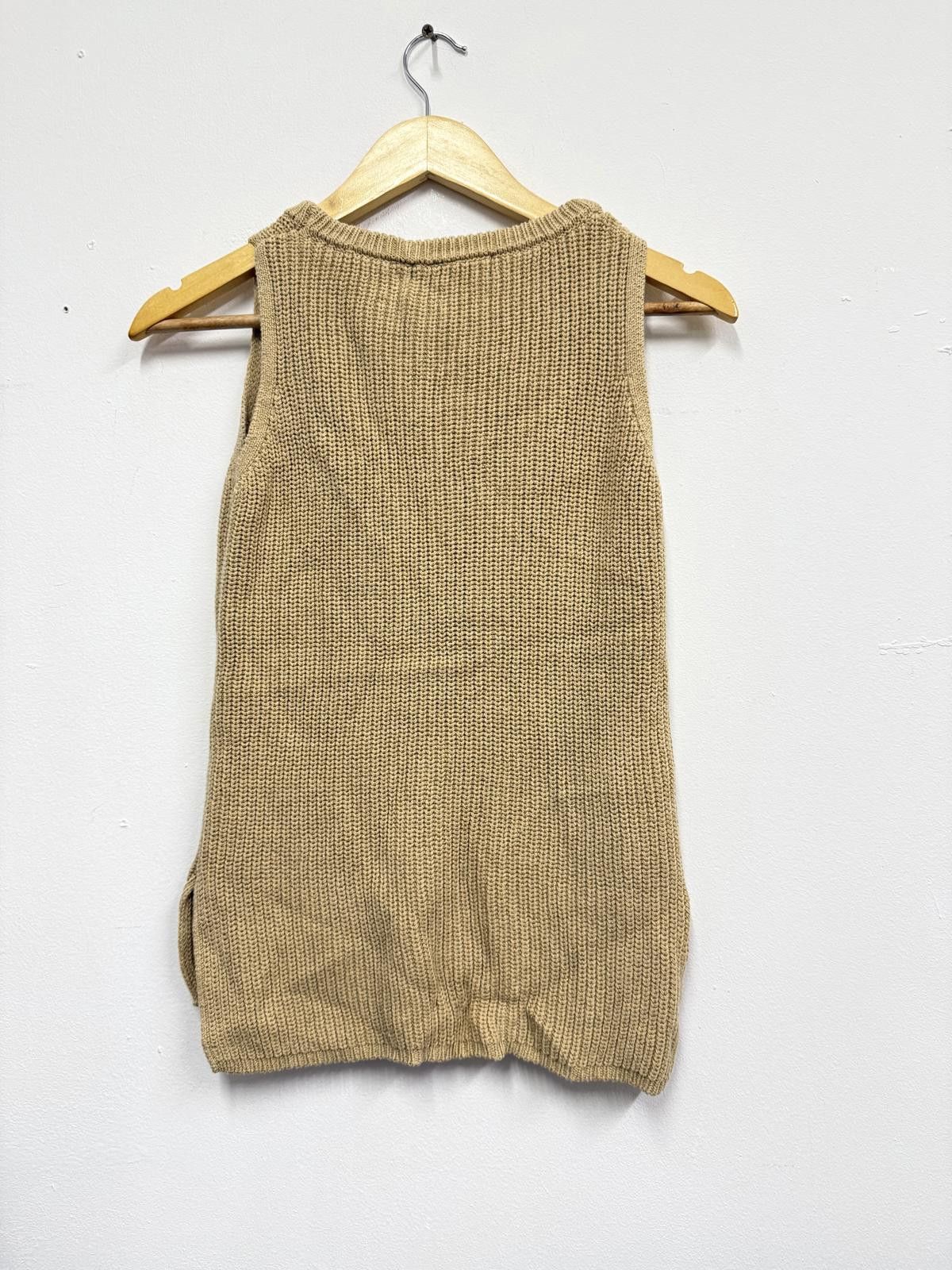 Other M&S Collection Beige Knitted Sweater Vest Size Small Size ONE SIZE - 4 Thumbnail