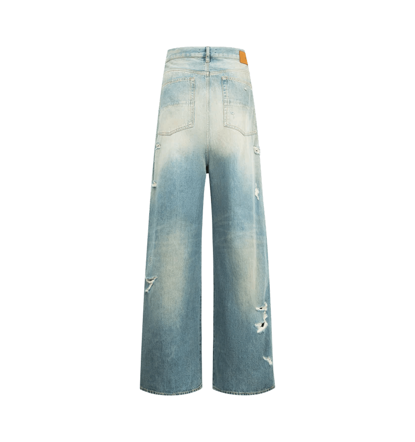 Amiri o1h1sh10526 Bones Studded Baggy Jean Size US 34 / EU 50 - 2 Thumbnail