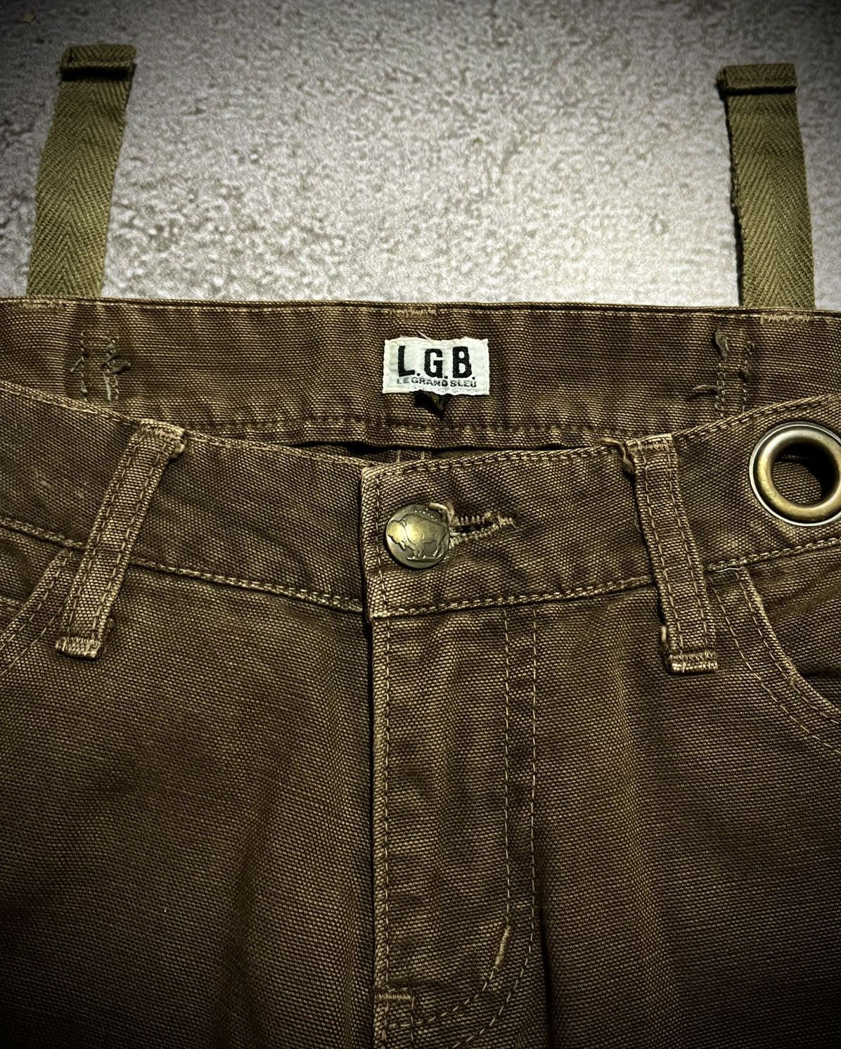 Le Grande Bleu (L.G.B.) Rare L.G.B Le Grande Bleu Kanvas Pants LGB Pants Size US 28 / EU 44 - 4 Thumbnail