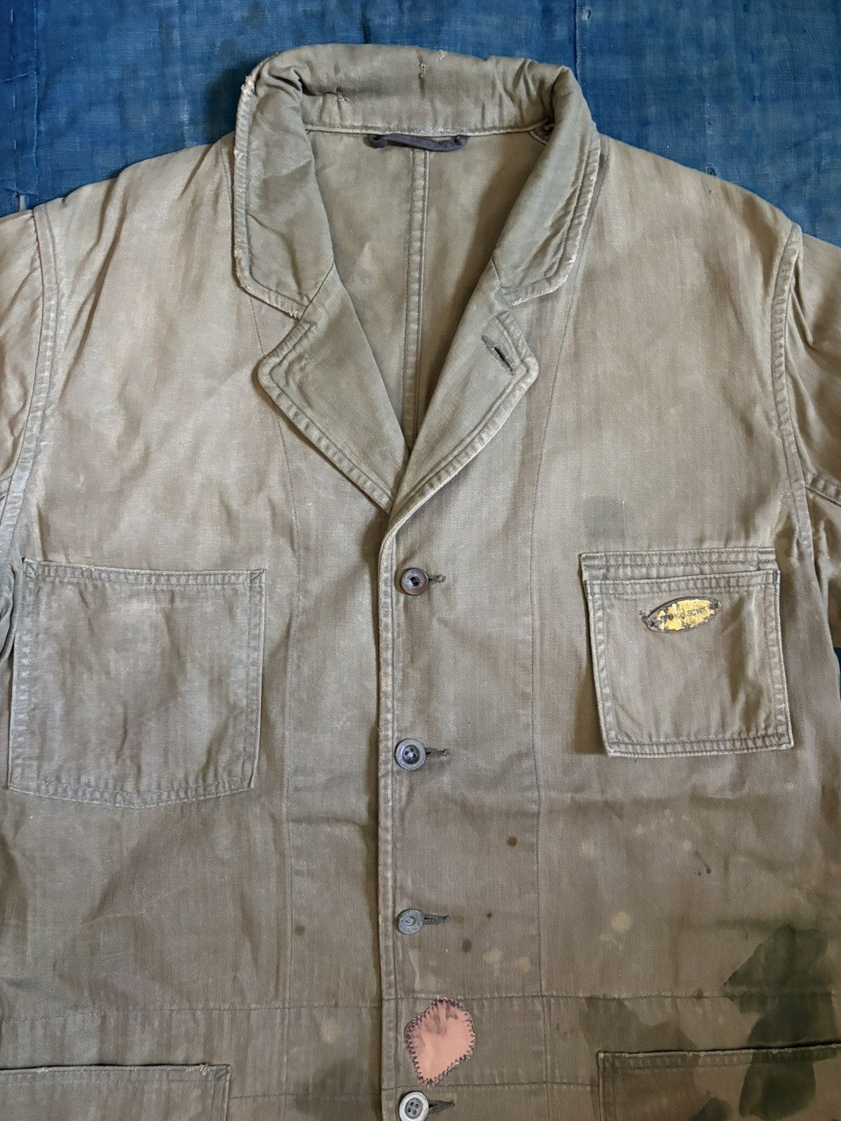 Kapital Kapital oiled cotton coverall camouflage patchwork Size US L / EU 52-54 / 3 - 3 Thumbnail