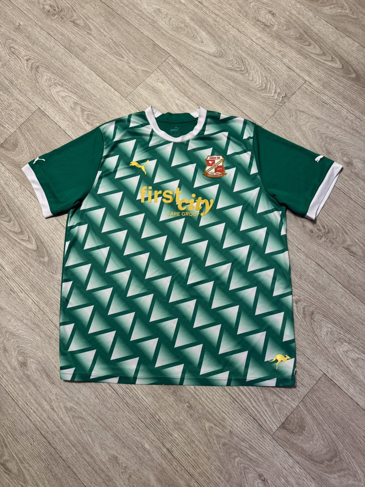 Puma 🔷Puma Swindon Town 2022/23 Soccer jersey🔷 Size US XXL / EU 58 / 5 - 1 Thumbnail