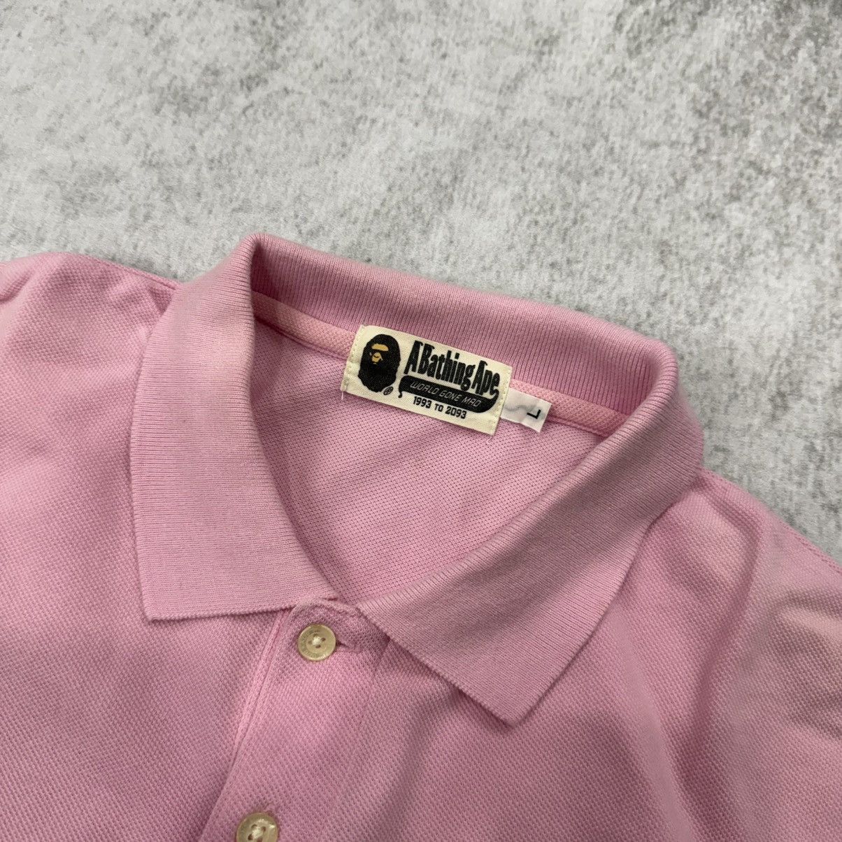 Bape A Bathing Ape lighting ombre poloshirt Size US L / EU 52-54 / 3 - 7 Thumbnail