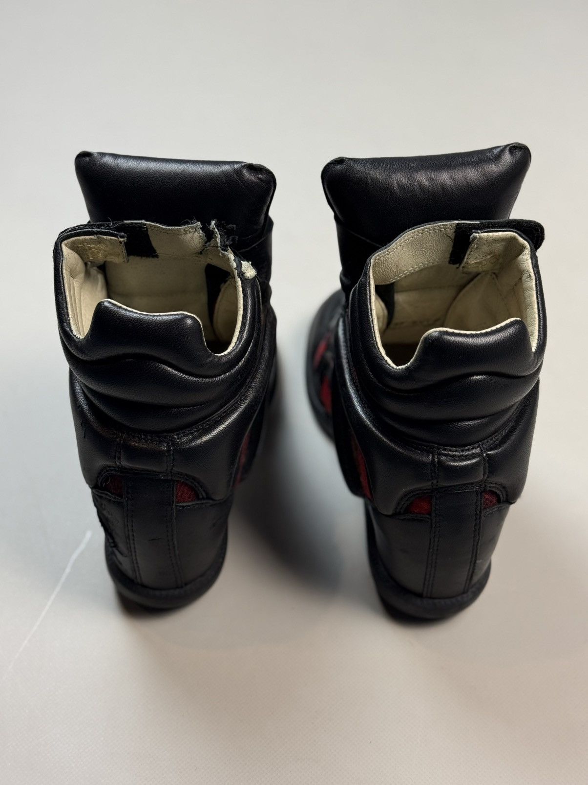 Isabel Marant Isabel Marant Beckett High Top Leather Sneakers Wedge Boots Size US 6 / IT 36 - 18 Thumbnail