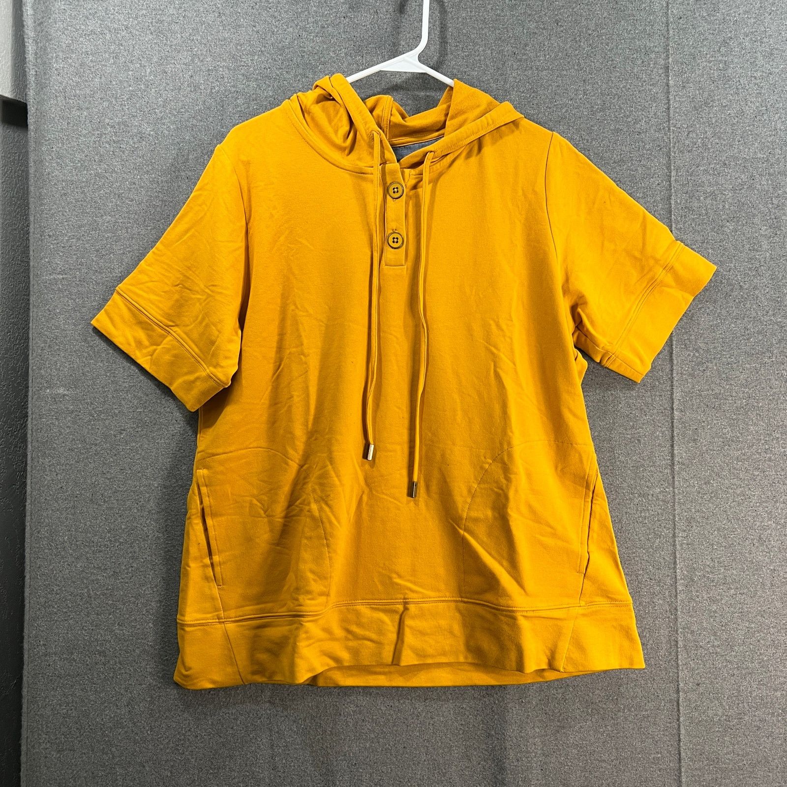 Other Joan Rivens French Terry Short Sleeve Hoodie Sunflower Size M / US 6-8 / IT 42-44 - 1 Thumbnail