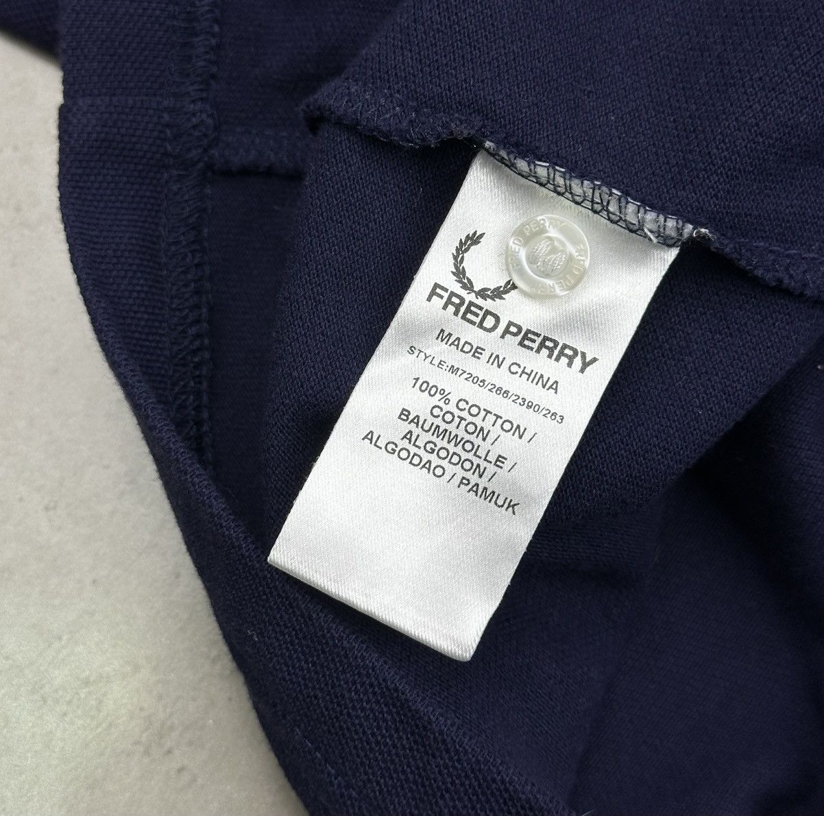 Fred Perry Fred Perry T-shirt Polo Cotton Blue Size M Size US M / EU 48-50 / 2 - 6 Thumbnail