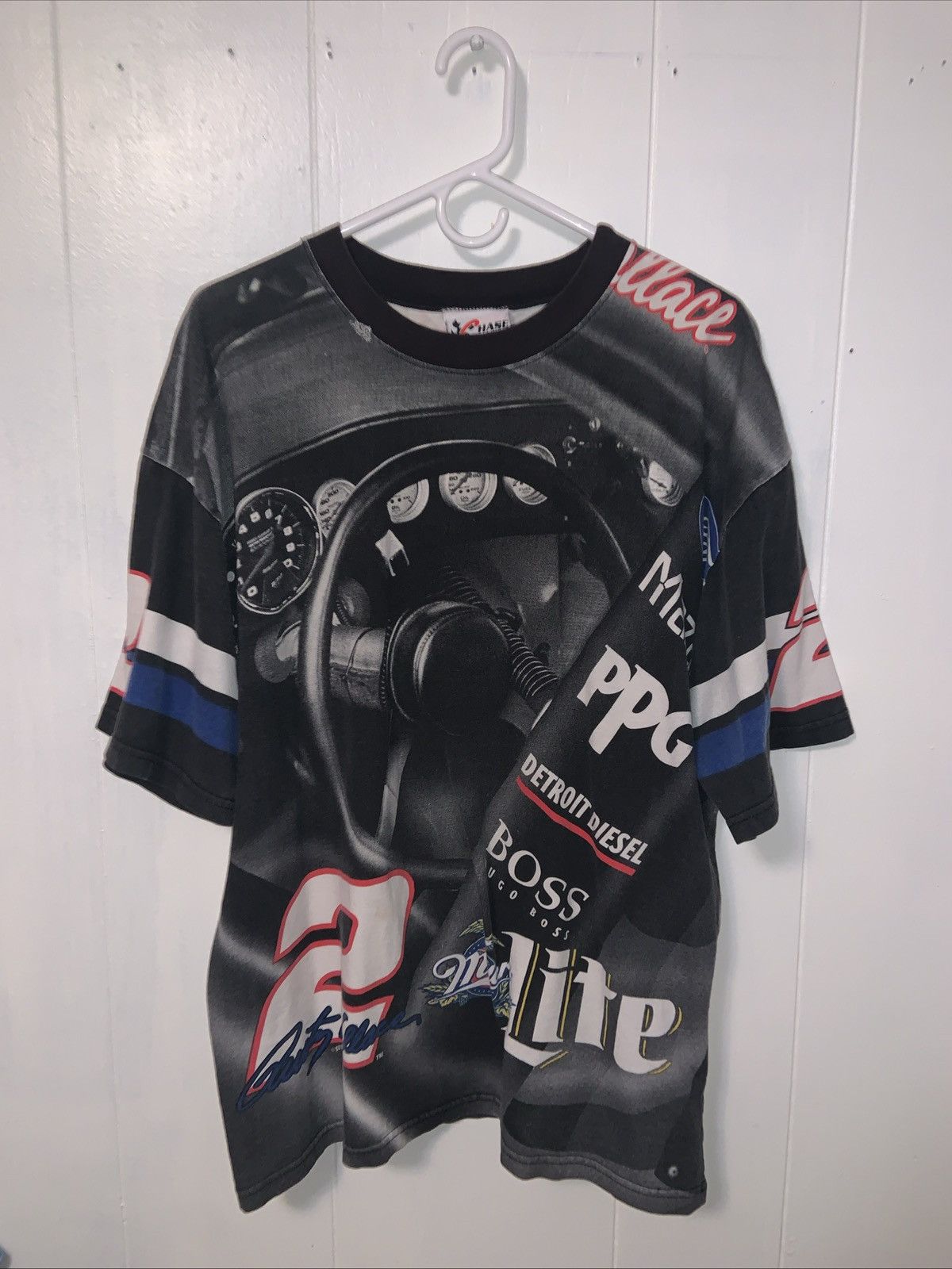 Chase Authentics Vintage Rusty Wallace AOP NASCAR T - Size XL Size US XL / EU 56 / 4 - 5 Thumbnail