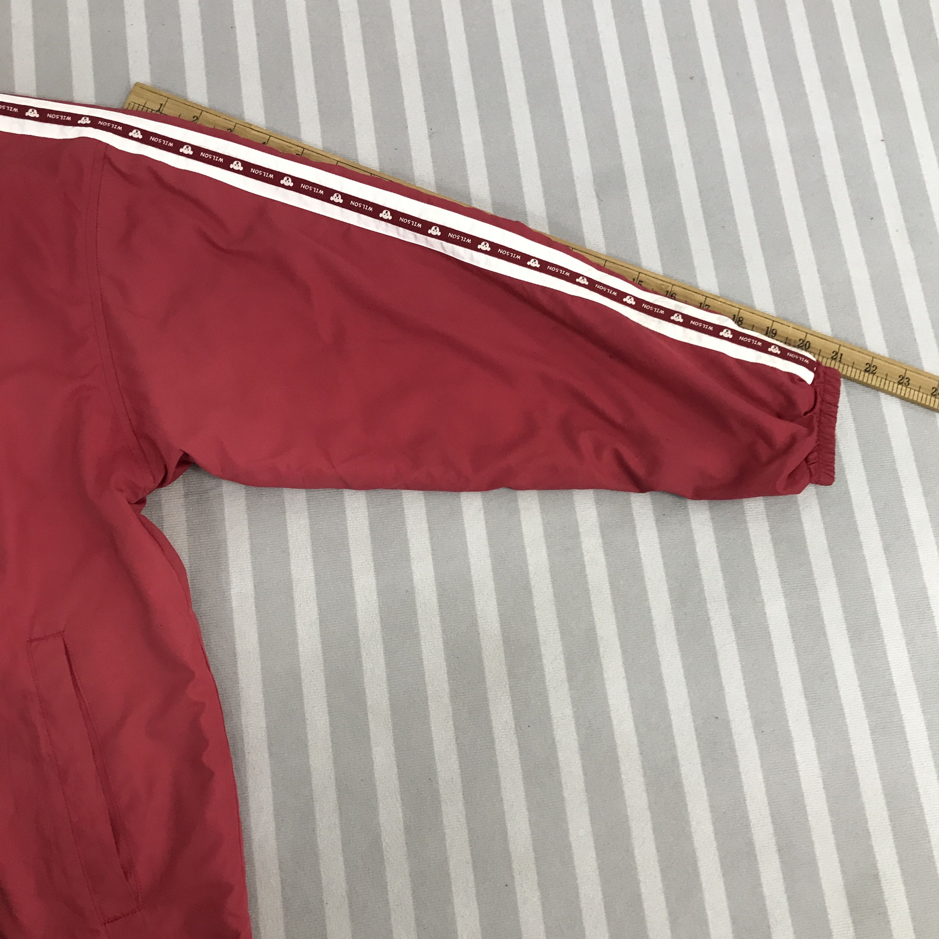 Vintage × Wilson Vintage Wilson bear windbreaker Jacket Size US L / EU 52-54 / 3 - 6 Thumbnail