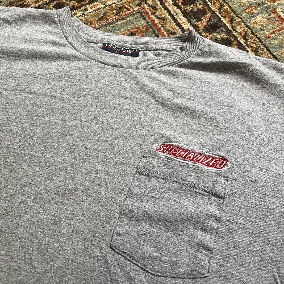 Vintage Vintage Specialized Bikes Original Pocket XL T-Shirt OG Size US XL / EU 56 / 4 - 3 Thumbnail
