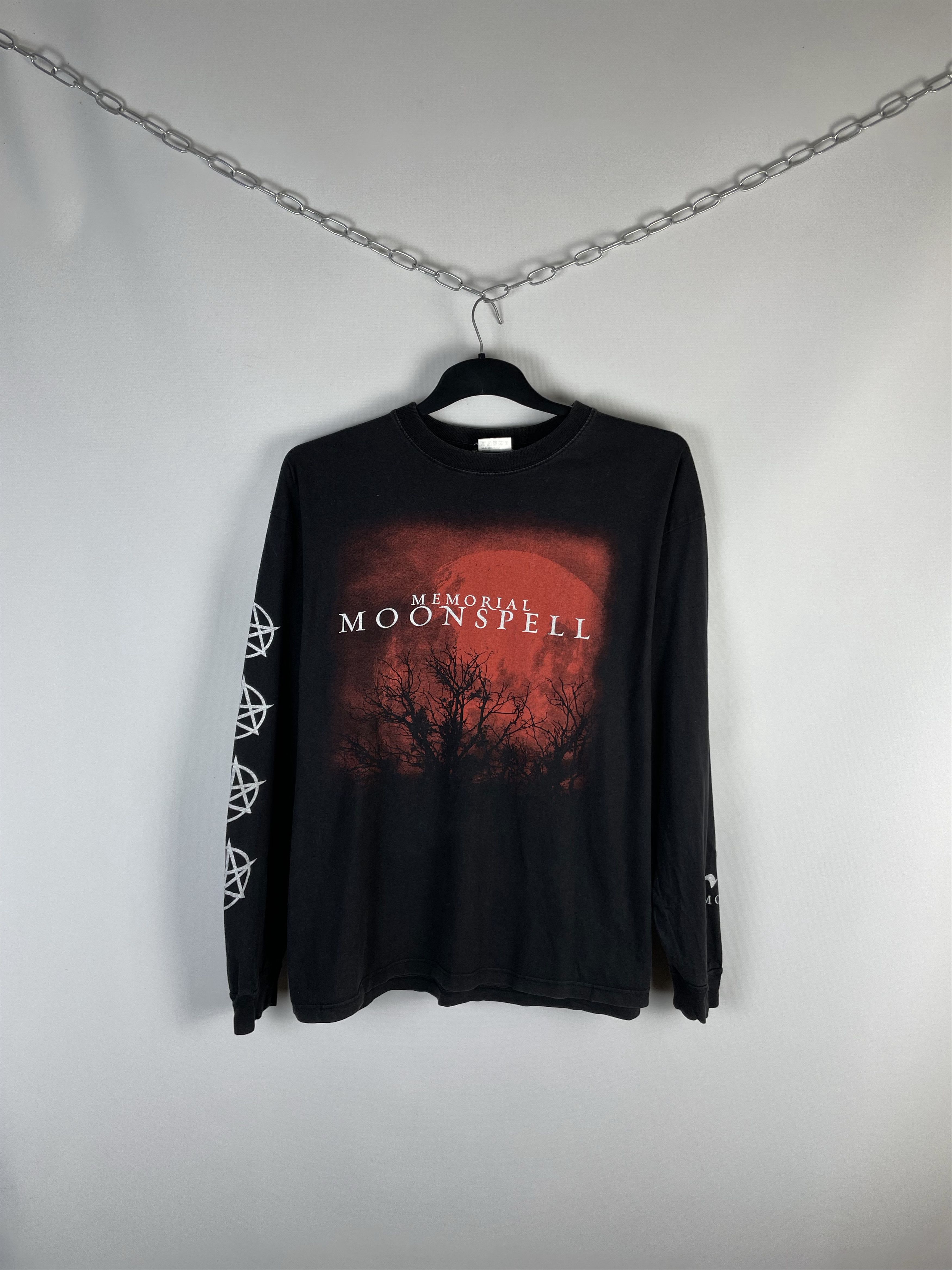 Band Tees × Vintage Vintage Y2K MOONSPELL Long Sleeve Size US XL / EU 56 / 4 - 1 Thumbnail