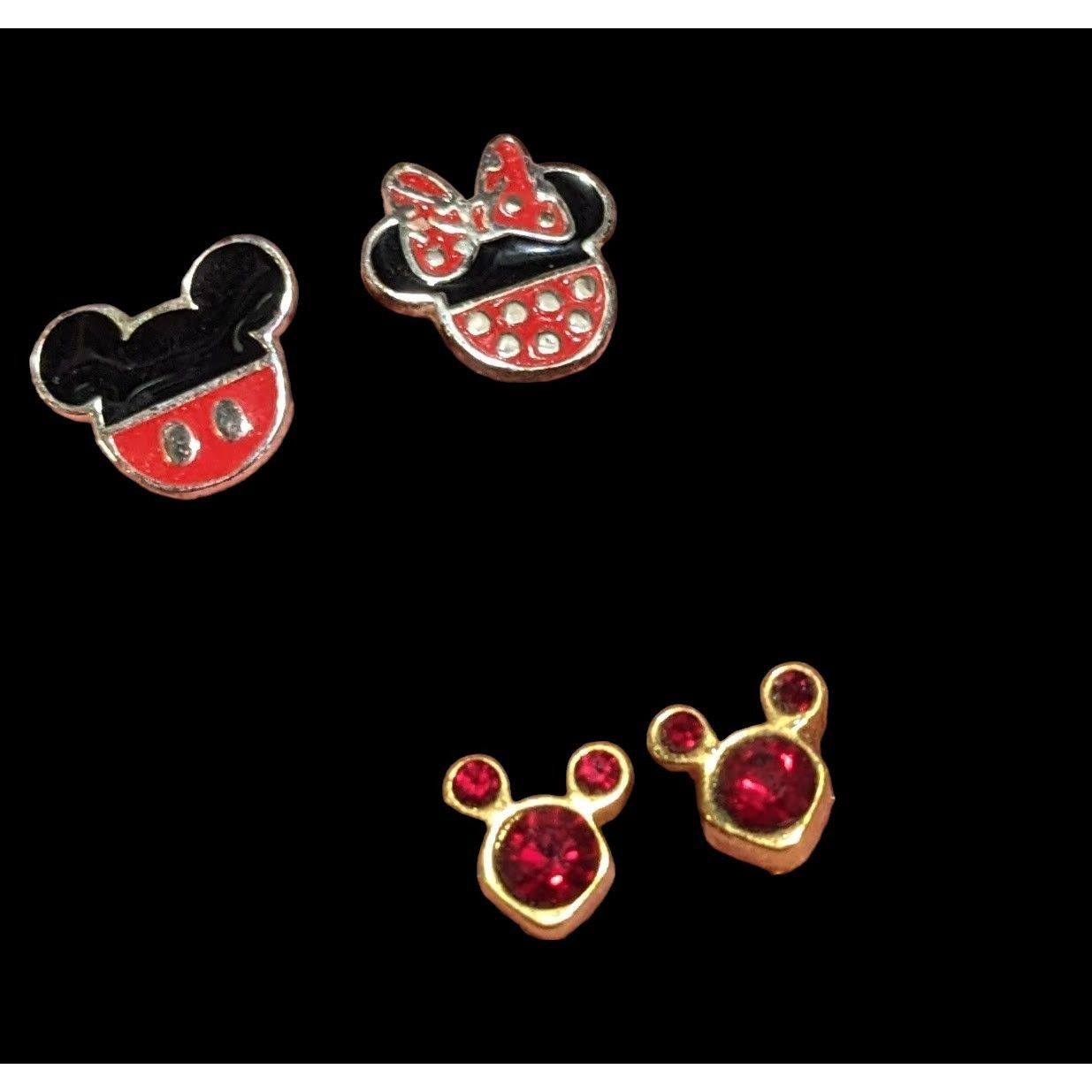 Disney Mickey Mouse Earring Pairs (2 Pairs) Size ONE SIZE - 5 Thumbnail