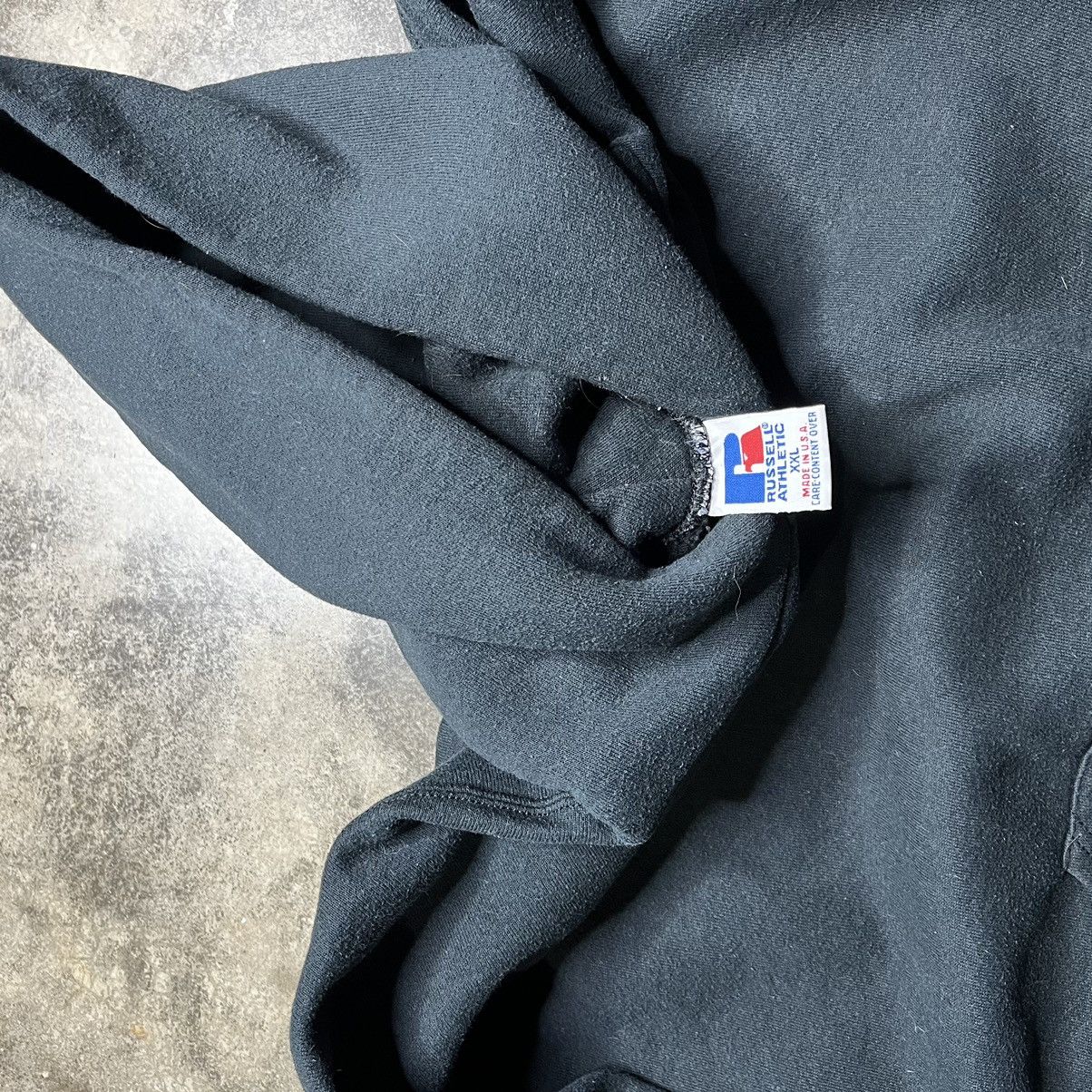 Vintage vintage blank black russell athletic baggy hoodie Size US XXL / EU 58 / 5 - 6 Thumbnail