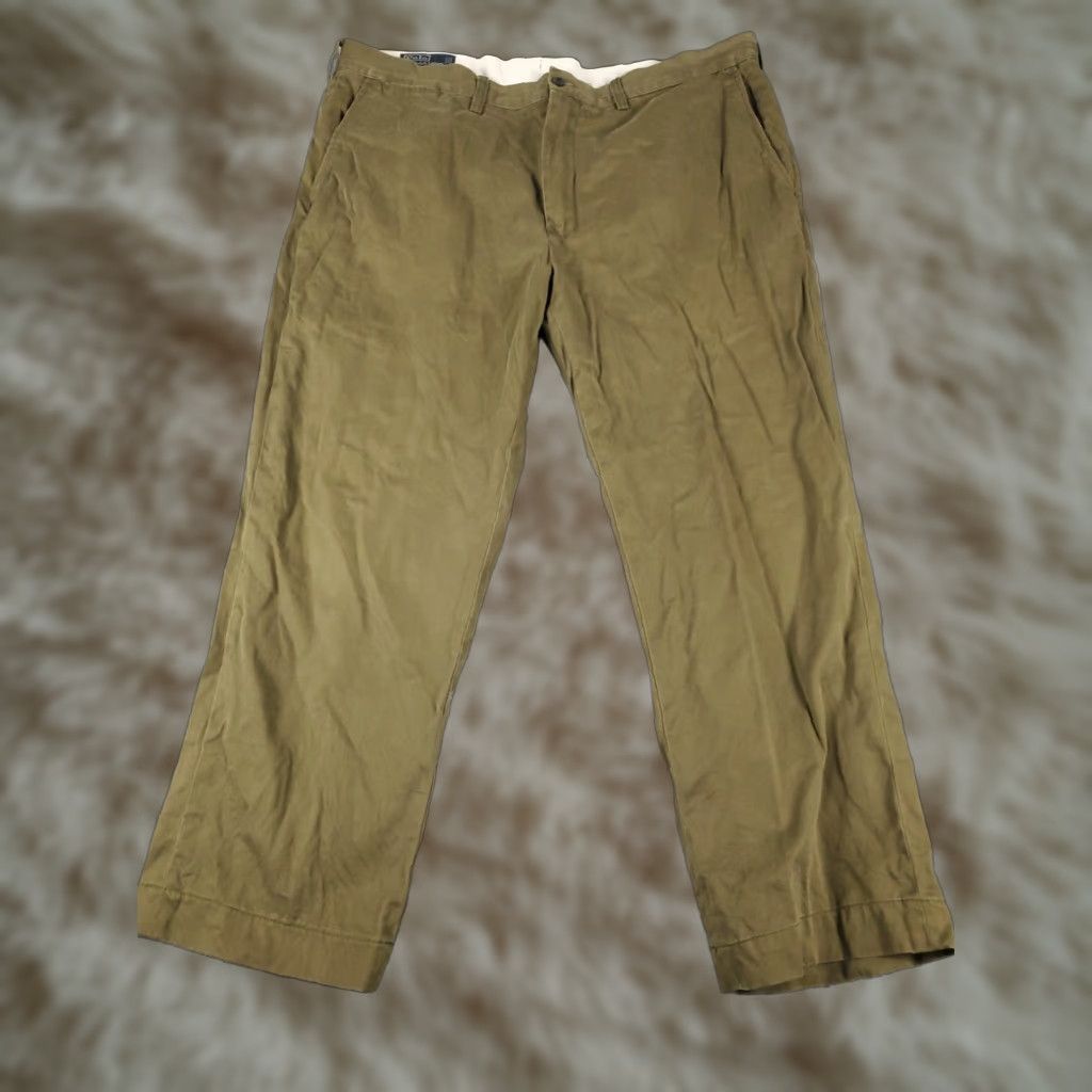 Ralph Lauren Ralph Lauren Chino Pants Mens 40x28 Beige Flat Front Casual Trousers Size US 40 / EU 56 - 1 Thumbnail