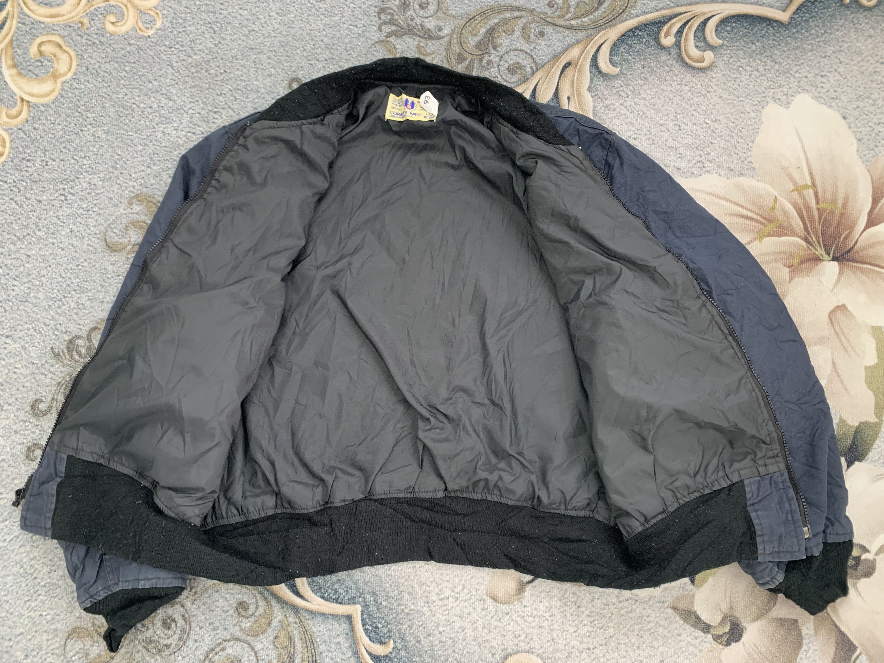 Vintage Vtg Corinth Mfg Co Military Bomber Like Jacket Ideal Zipper Size US L / EU 52-54 / 3 - 10 Thumbnail