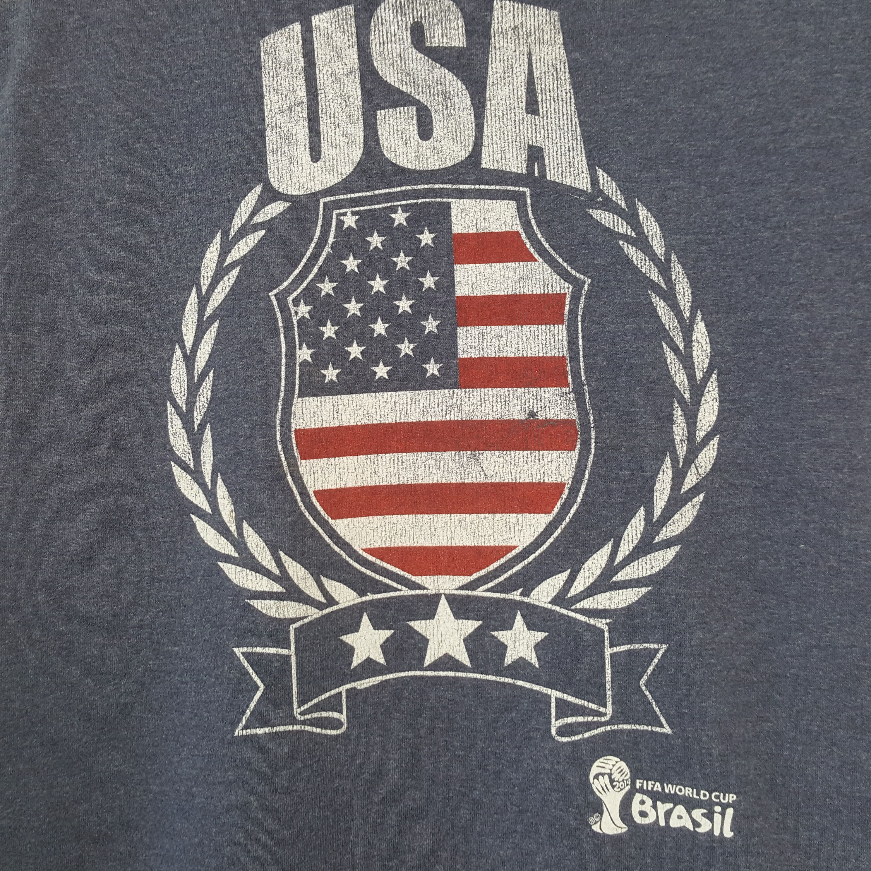 Vintage FIFA WORLD CUP Brasil Tshirt C285N34 Size US L / EU 52-54 / 3 - 2 Thumbnail